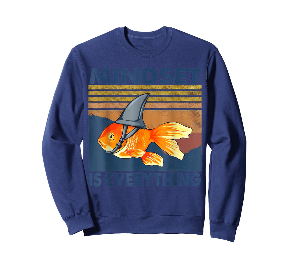 Everything Is Mindset Shark Fin Goldfish Vintage T-Shirt