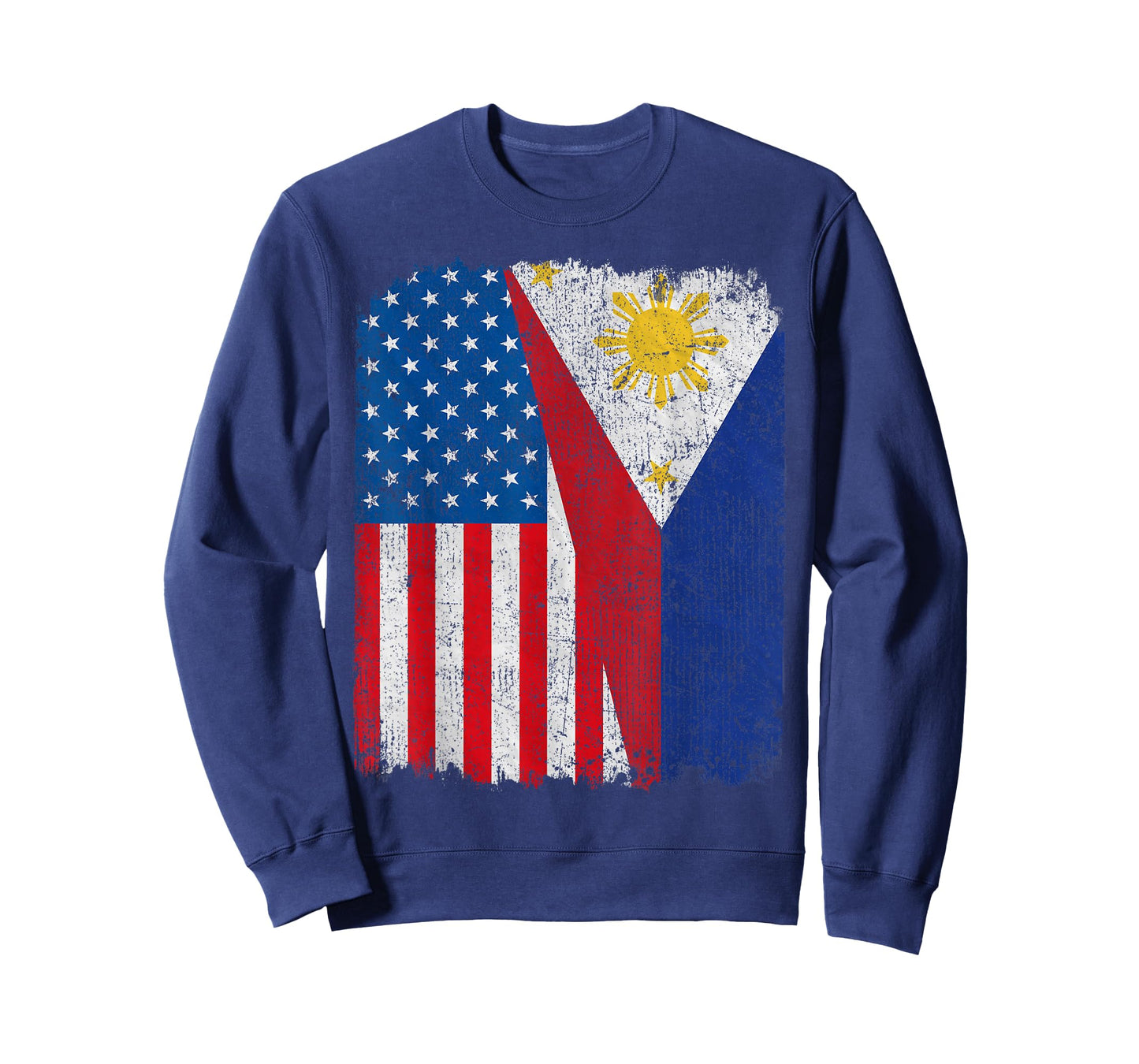 Filipino American Flag Half USA Philippines Root Proud T-Shirt
