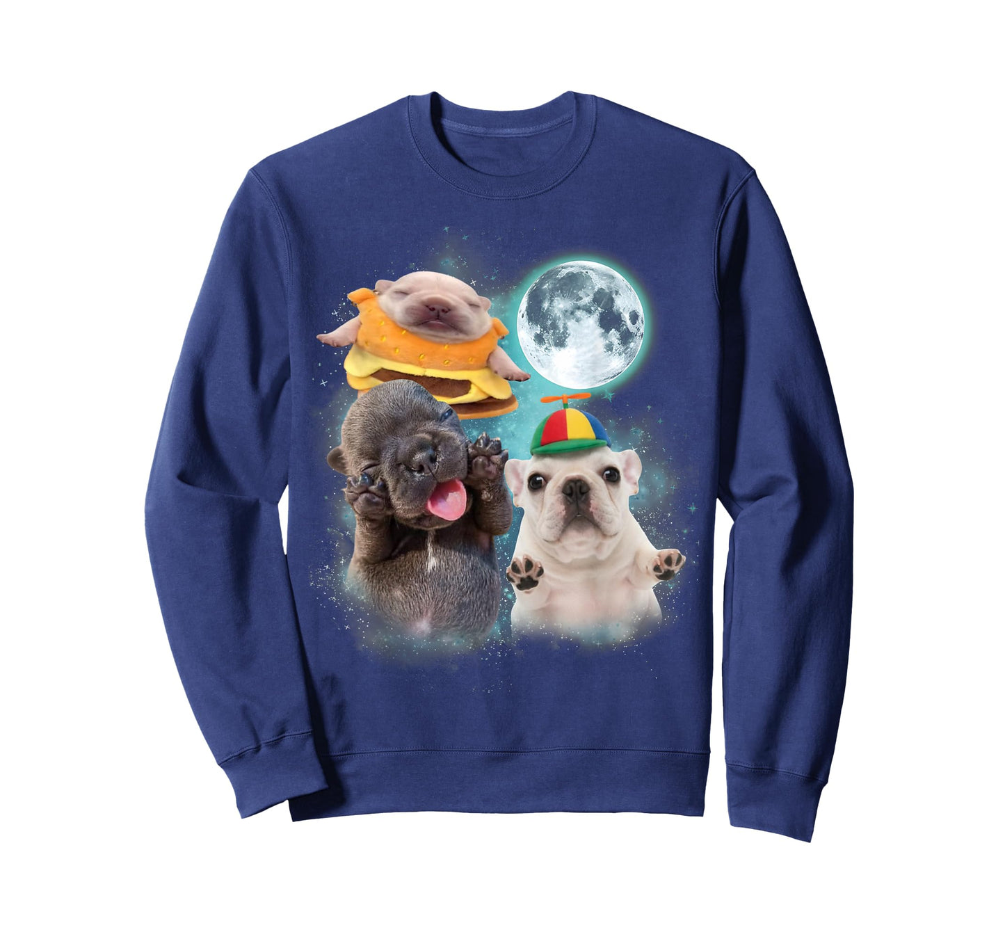 Three Pibble Moon Funny Pibble Meme for Men Women Kids T-Shirt
