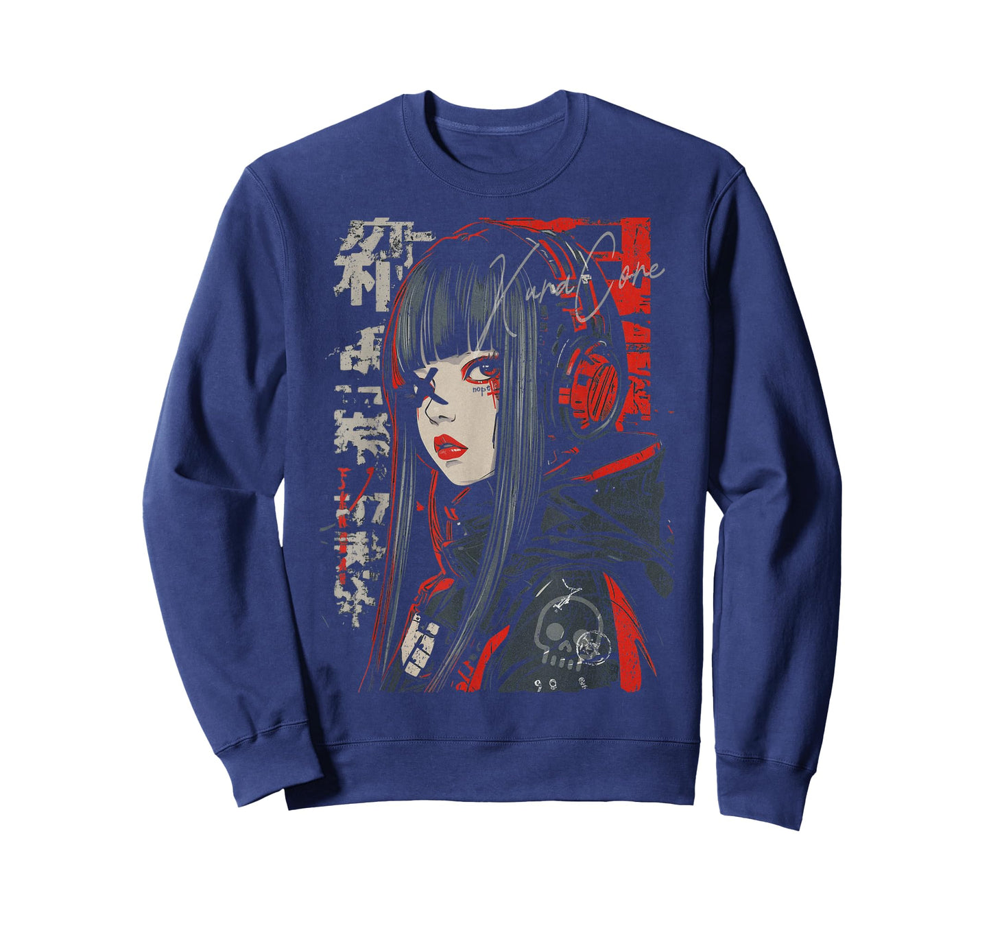 Japanese Streetwear Cyberpunk Y2K Techwear Retro Manga Anime T-Shirt