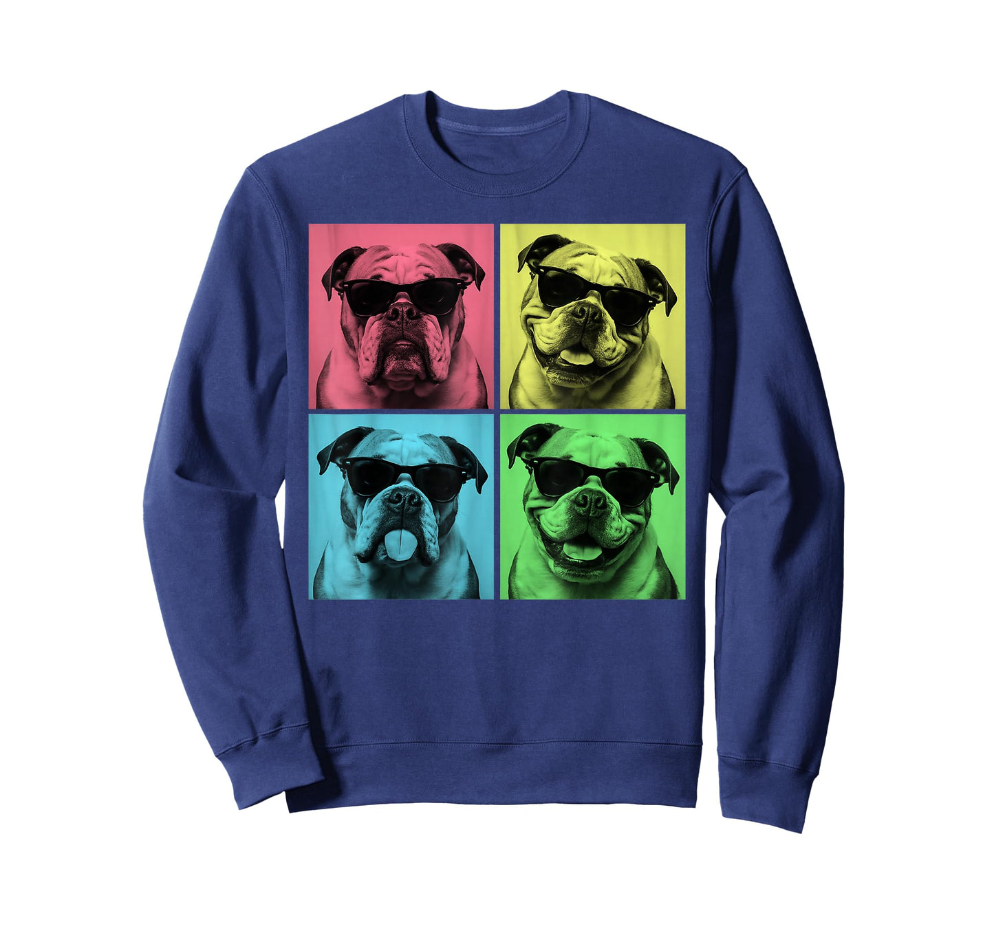 English Bulldog Pop Art Funny Bulldog Dog Lover Photo Booth T-Shirt
