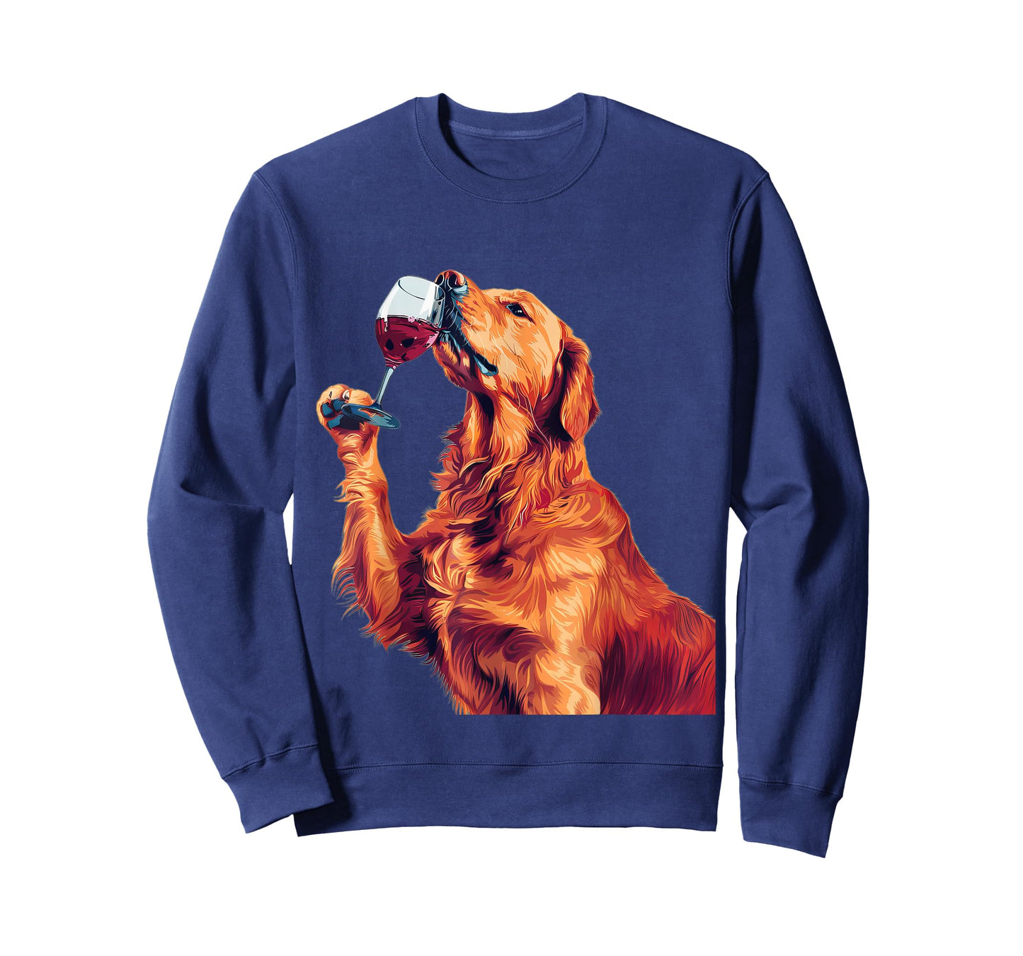 Golden Retriever Wine T-Shirt
