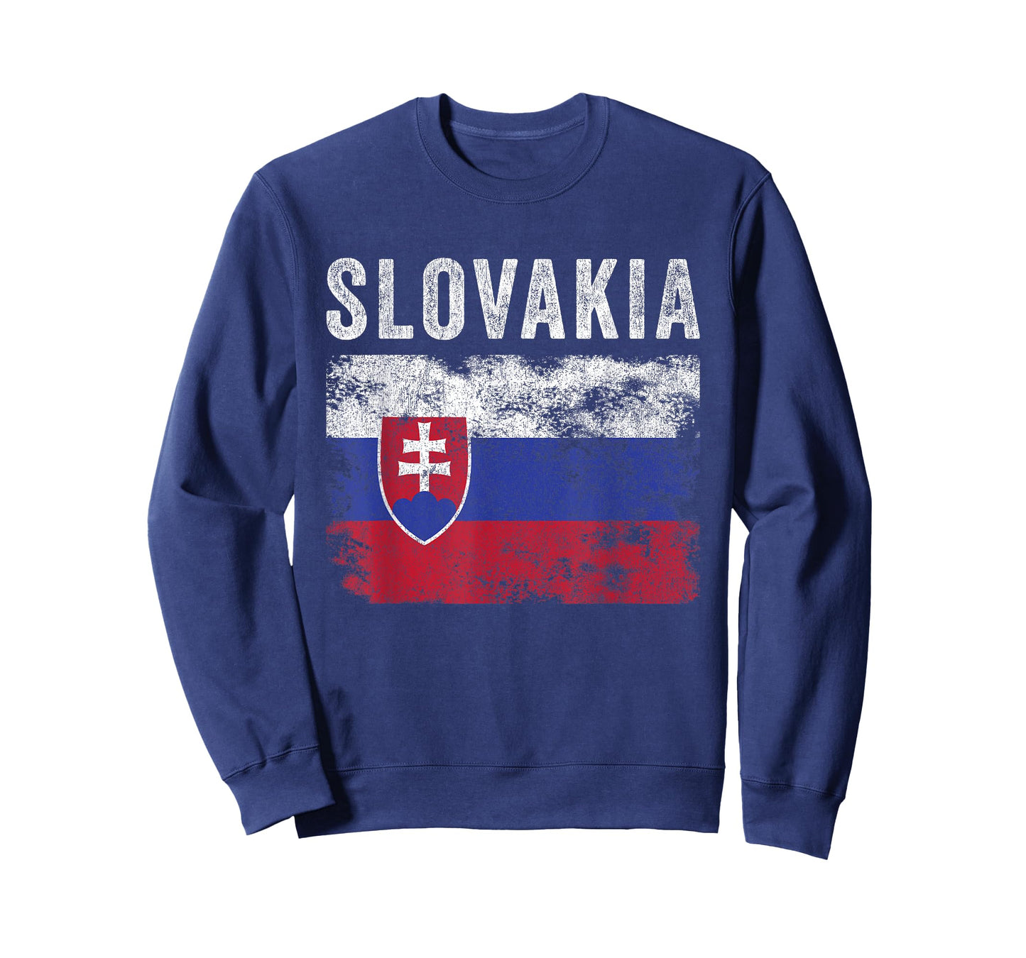 Slovakia Flag Distressed - Men Women Kids - Slovak Flag T-Shirt