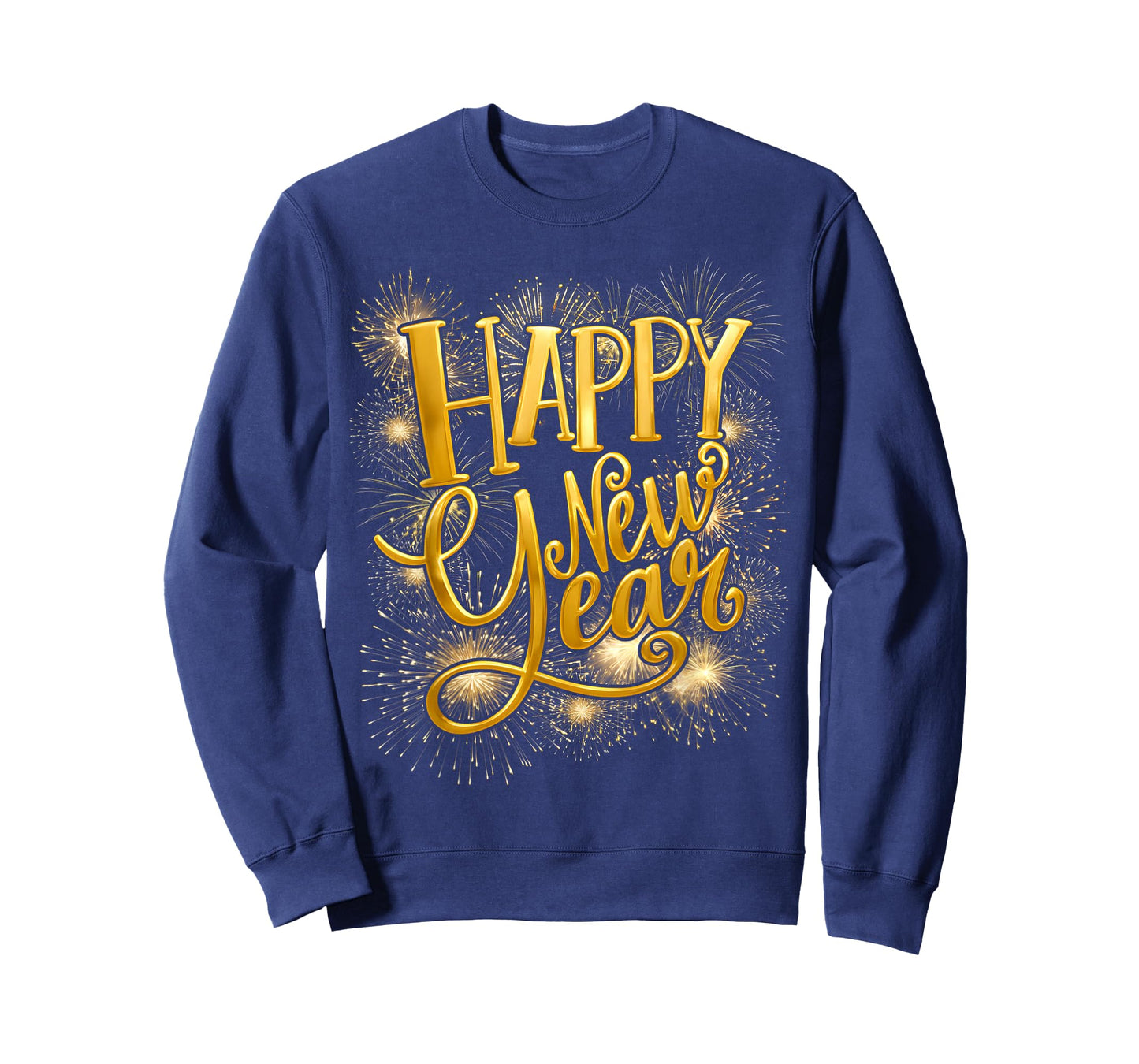 Happy New Year Fire Work Family Matching Men Women Kid T-Shirt