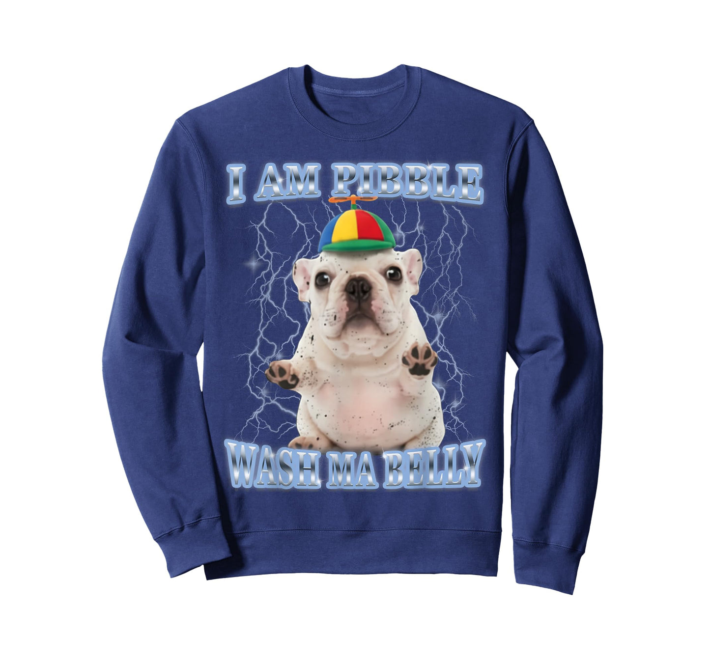 I am Pibble Dog Puppy Wash Clean My Belly Funny Meme T-Shirt