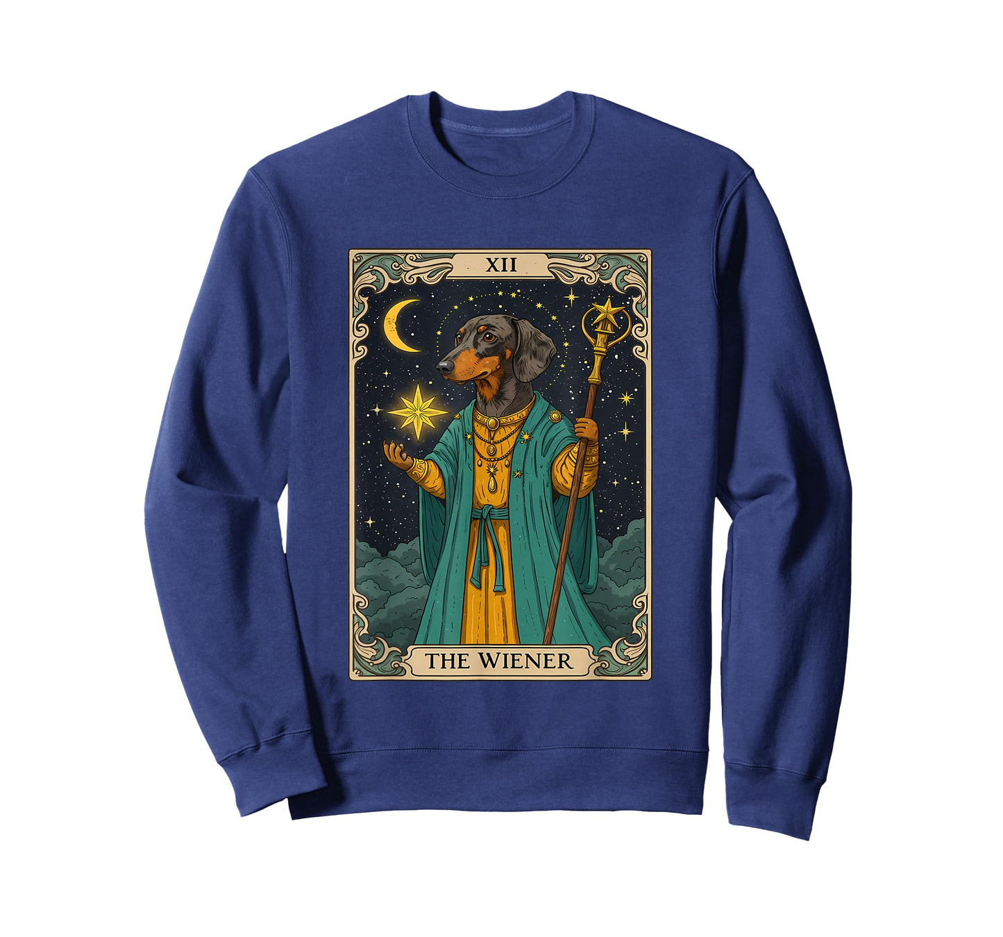 Mystical Dachshund Tarot Card The Wiener Funny Dog Lover T-Shirt
