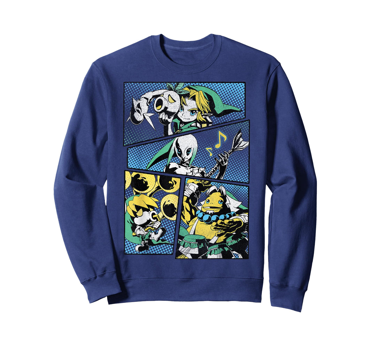 The Legend of Zelda: Majora's Mask Manga Link Hyrule Panels T-Shirt
