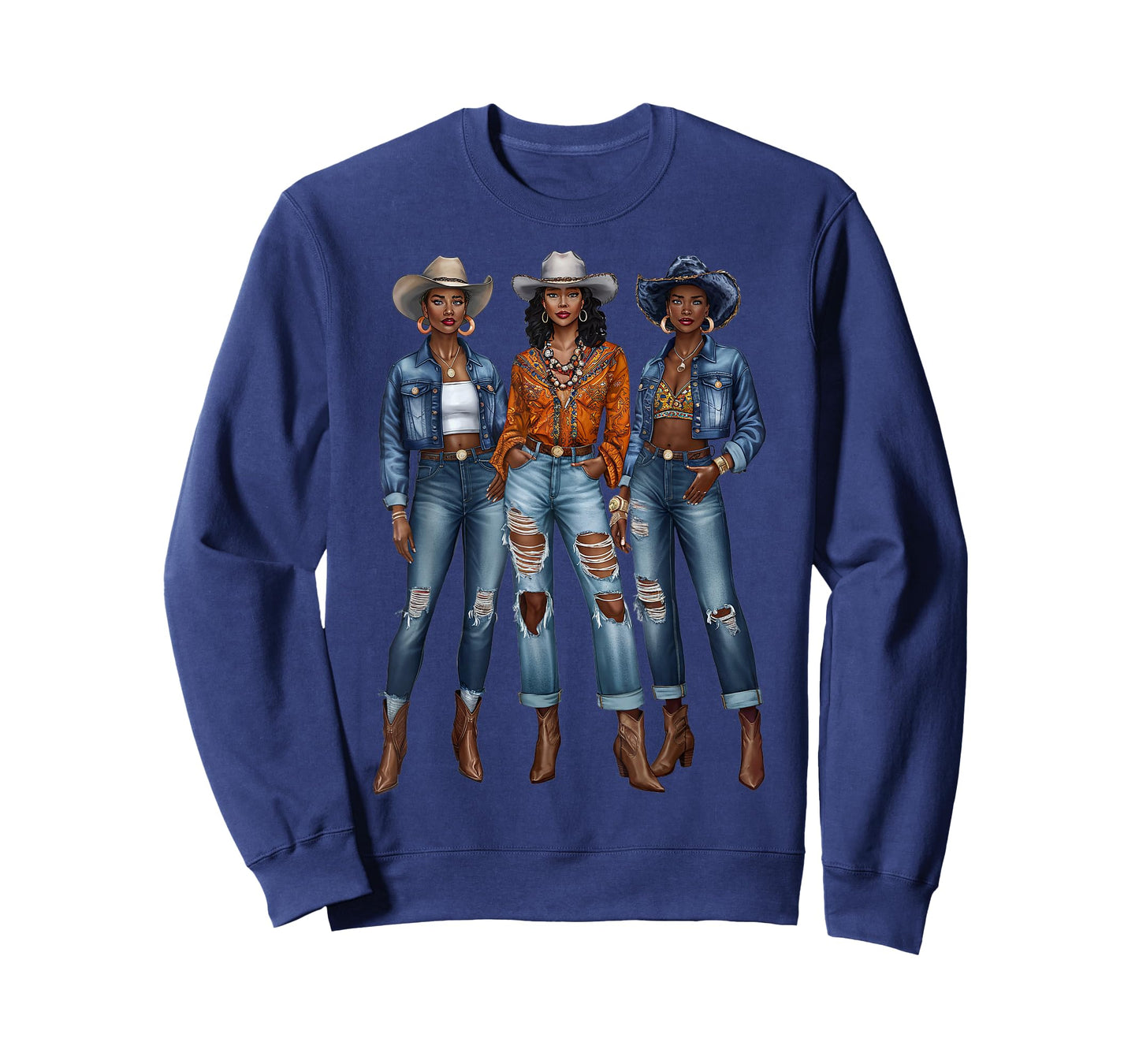 Black Cowgirl Vibes Melanin Black History Texas T-Shirt