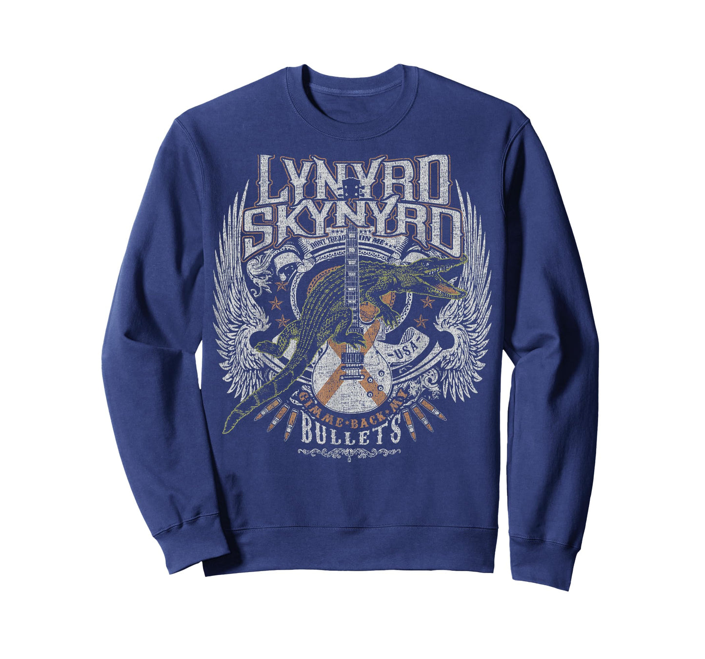 Lynyrd Skynyrd Croc Rock Bullet Tread On Me Southern Country T-Shirt