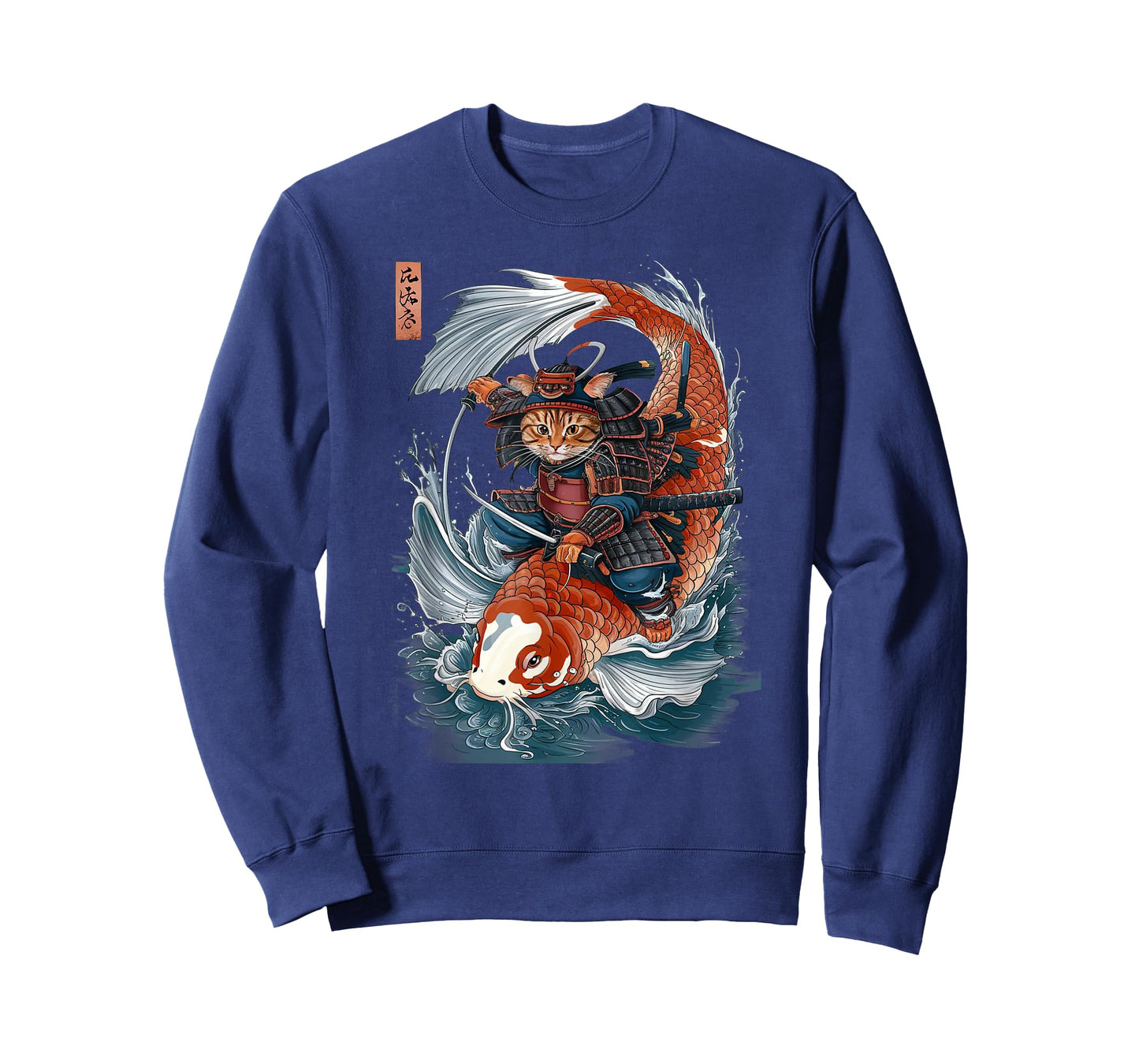 Samurai Cat Ninja Aesthetic Japanese Katana Tokyo culture T-Shirt for Men Women Kids