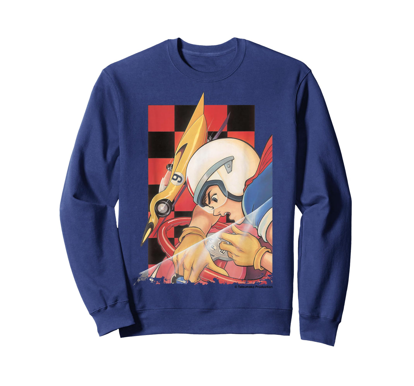 Manga Speed Racer Red Checkered T-Shirt