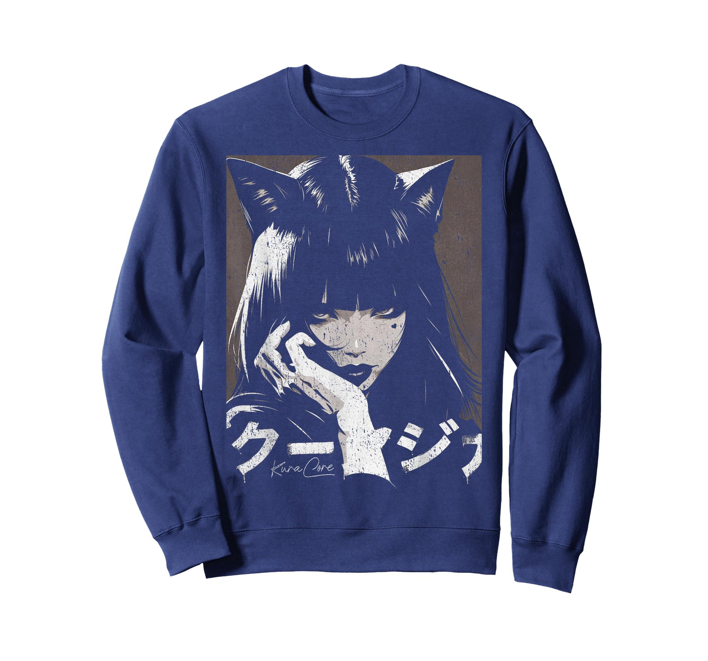 Japanese Streetwear Cyberpunk Y2K Techwear Neko Manga Anime T-Shirt