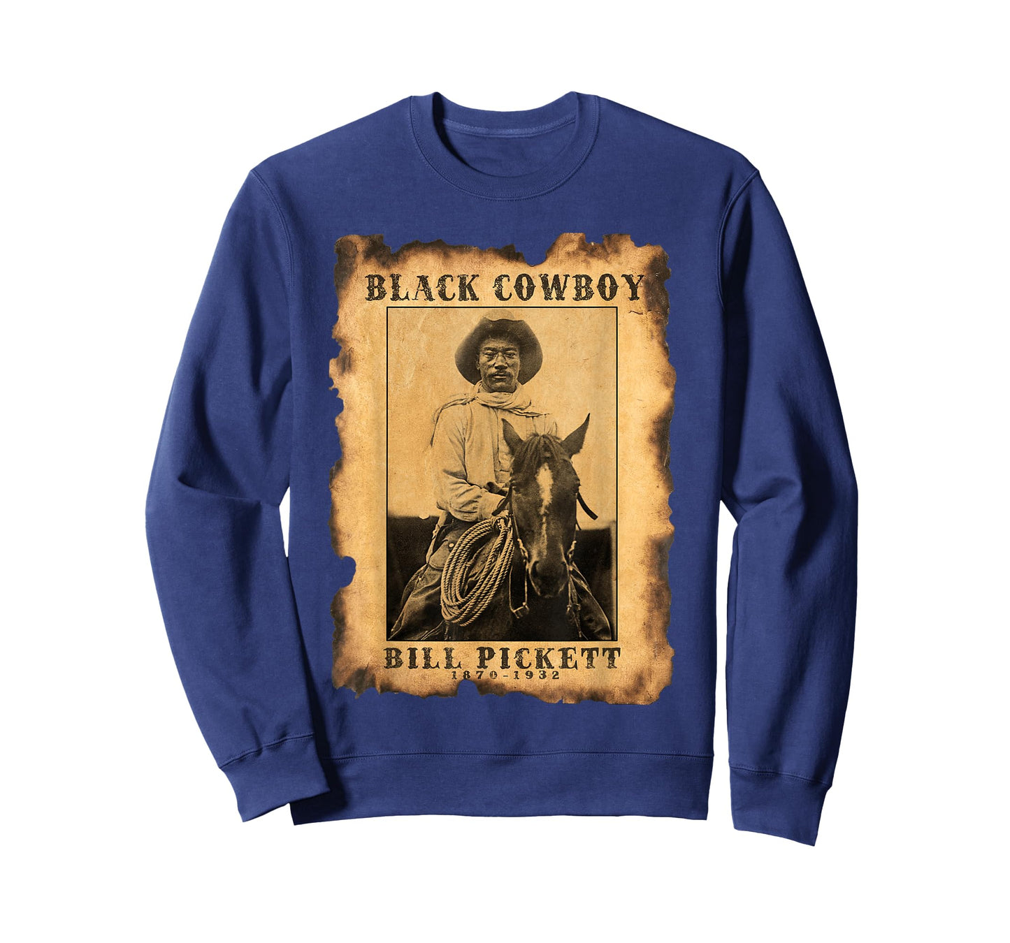 Bill Pickett Black Cowboy Hero Melanin Western African Rodeo T-Shirt