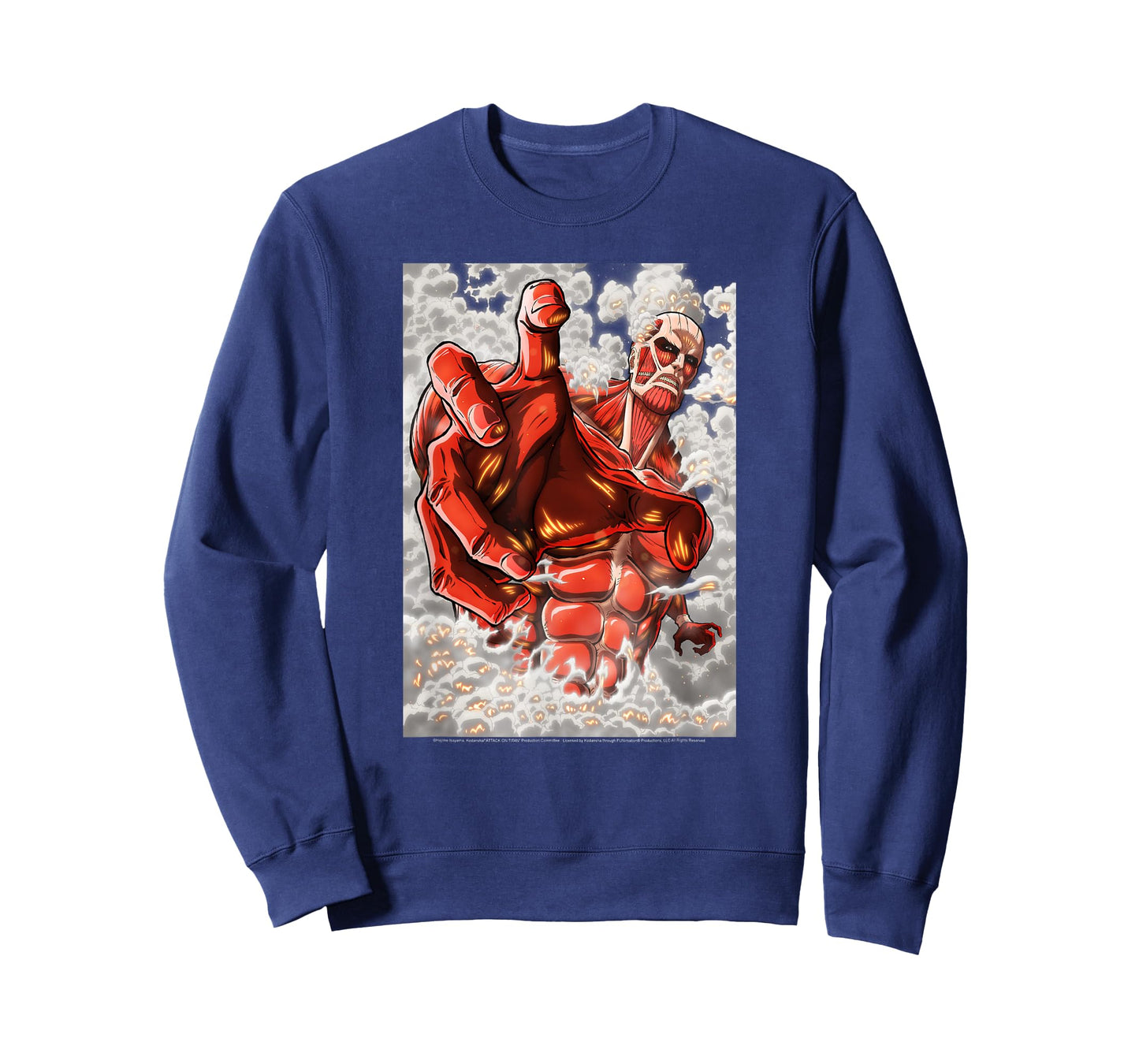 Attack on Titan Season 2 Reaching Colossal Titan Anime T-Shirt