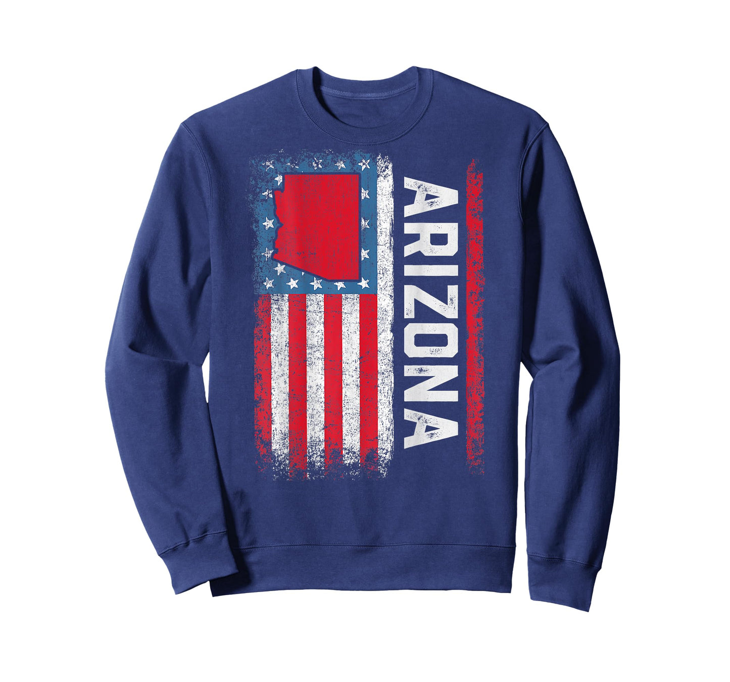 Vintage Arizona State USA Flag Shirt Arizona (On Back) T-Shirt