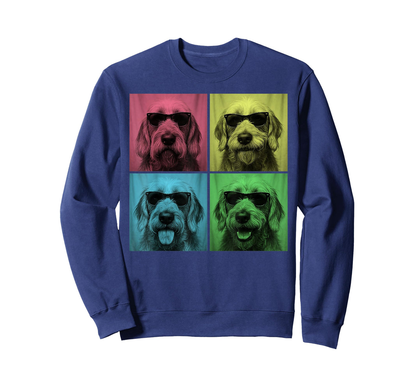 Spinone Italiano Pop Art Funny Dog Lover Photo Booth T-Shirt for Men Women Kids