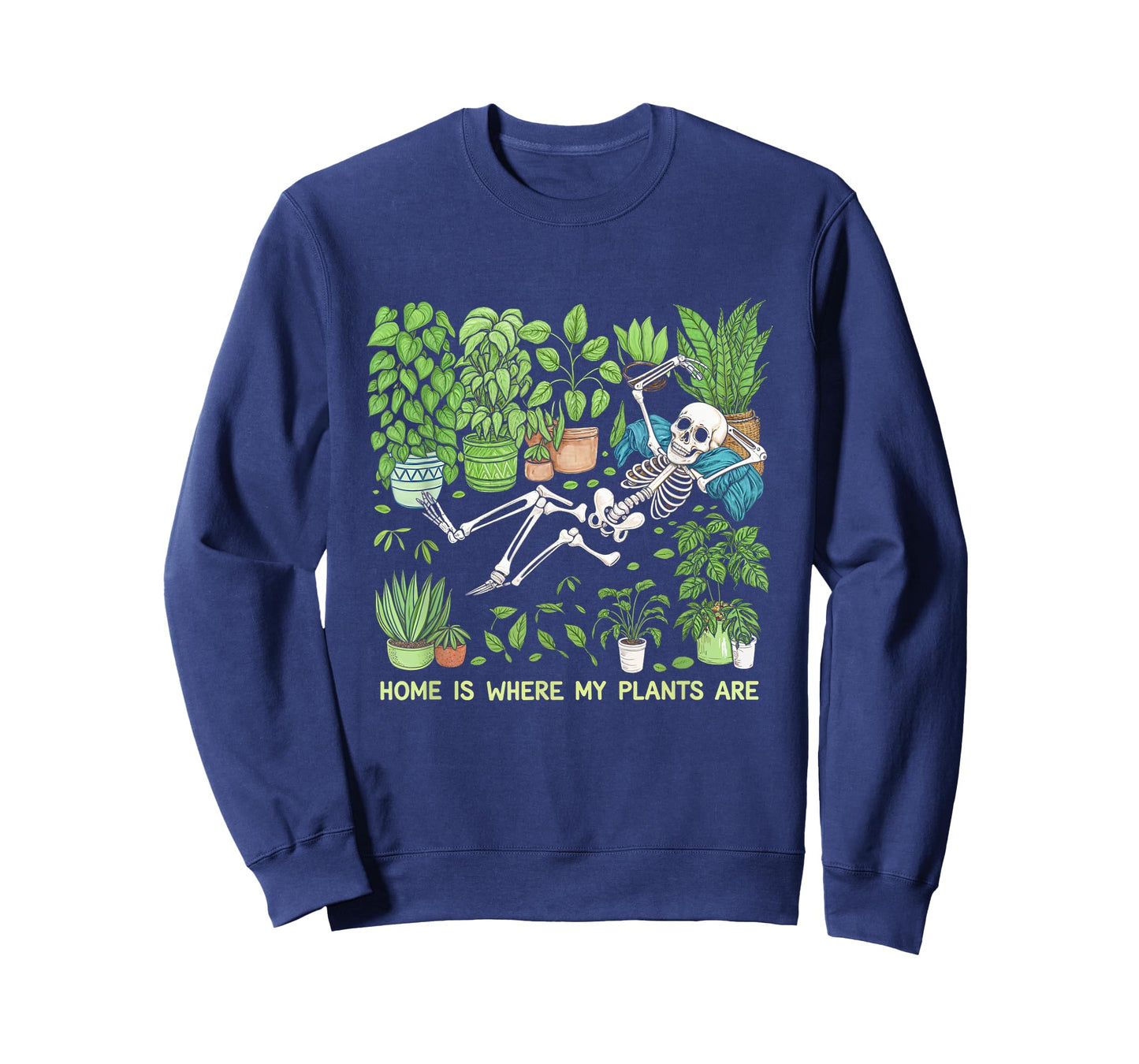 Where My Plants Are Skeleton Plant Lover T-Shirt