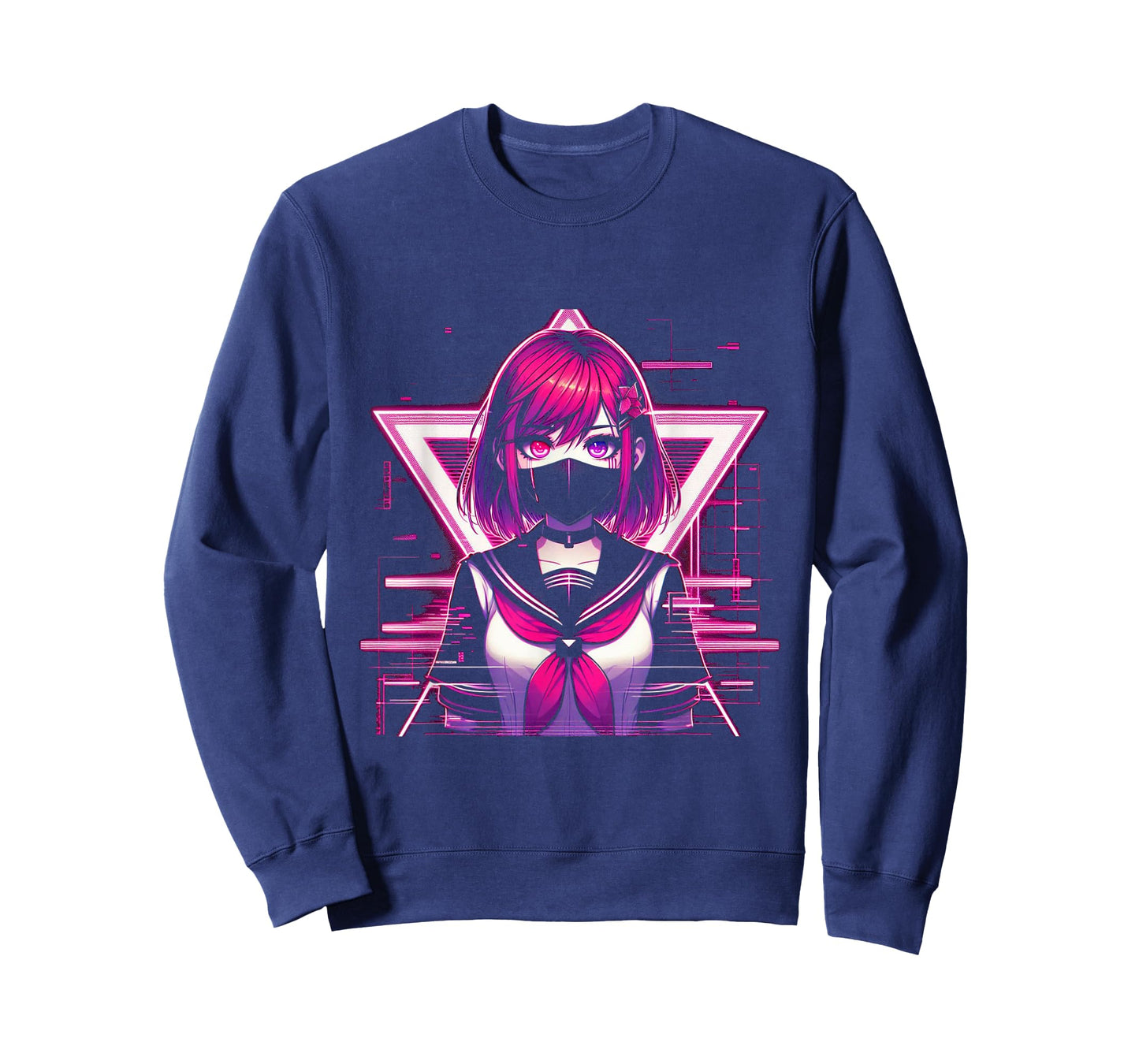 Japanese Anime Girl Indie Old Aesthetic Otaku Cyberpunk T-Shirt