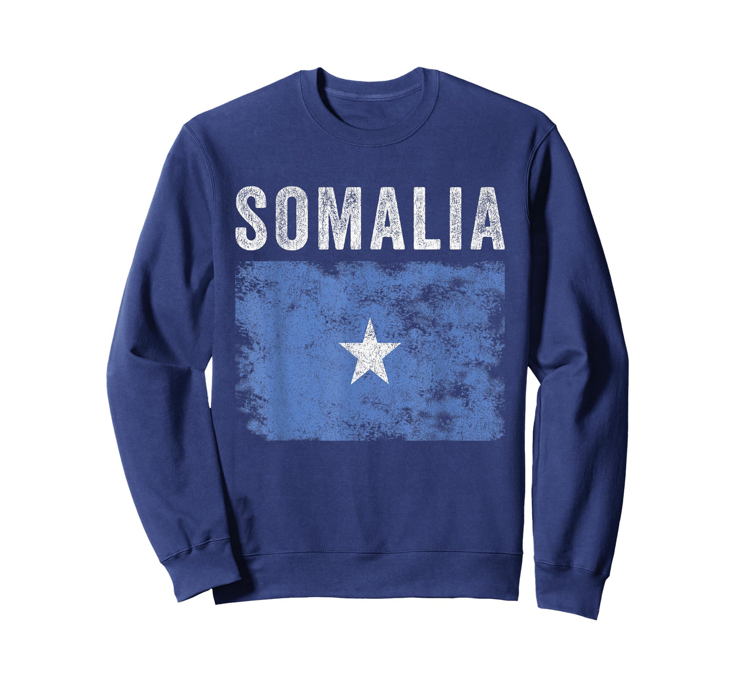 Somalia Flag Distressed - Men Women Kids - Somali Flag T-Shirt