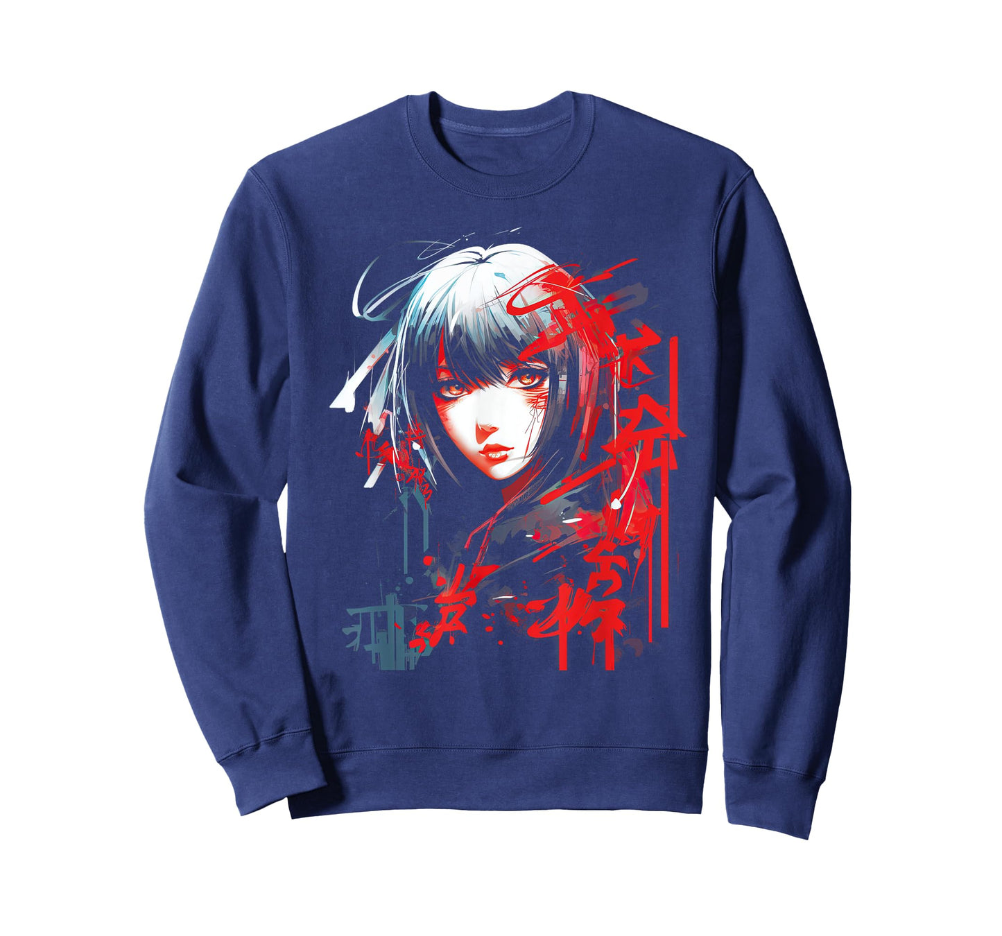 Anime Goth Girl Aesthetic Dark Pastel Edgy Manga T-Shirt