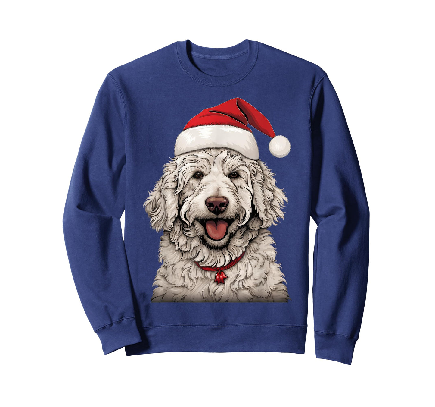 Goldendoodle Santa Claus Hat Christmas Party Xmas Pajama T-Shirt