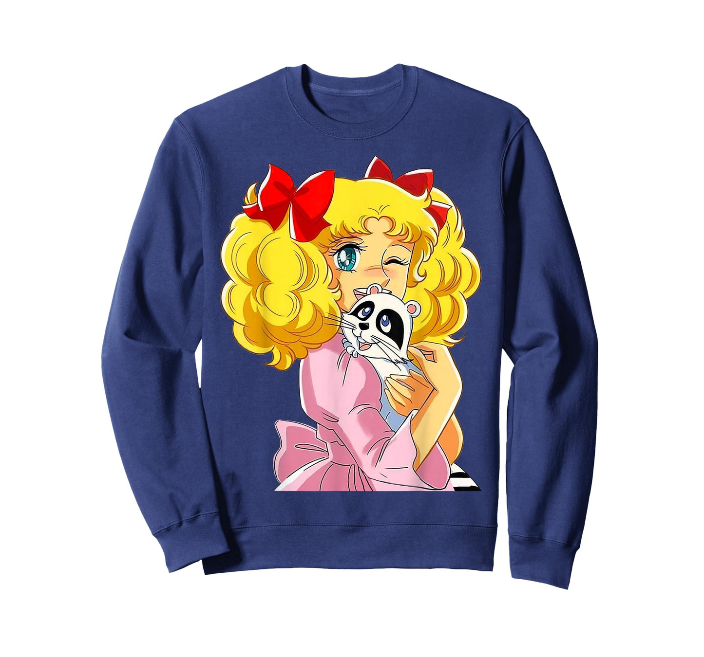 Candy Candy and Raccoon Retro Japanese Vintage 80s Anime T-Shirt