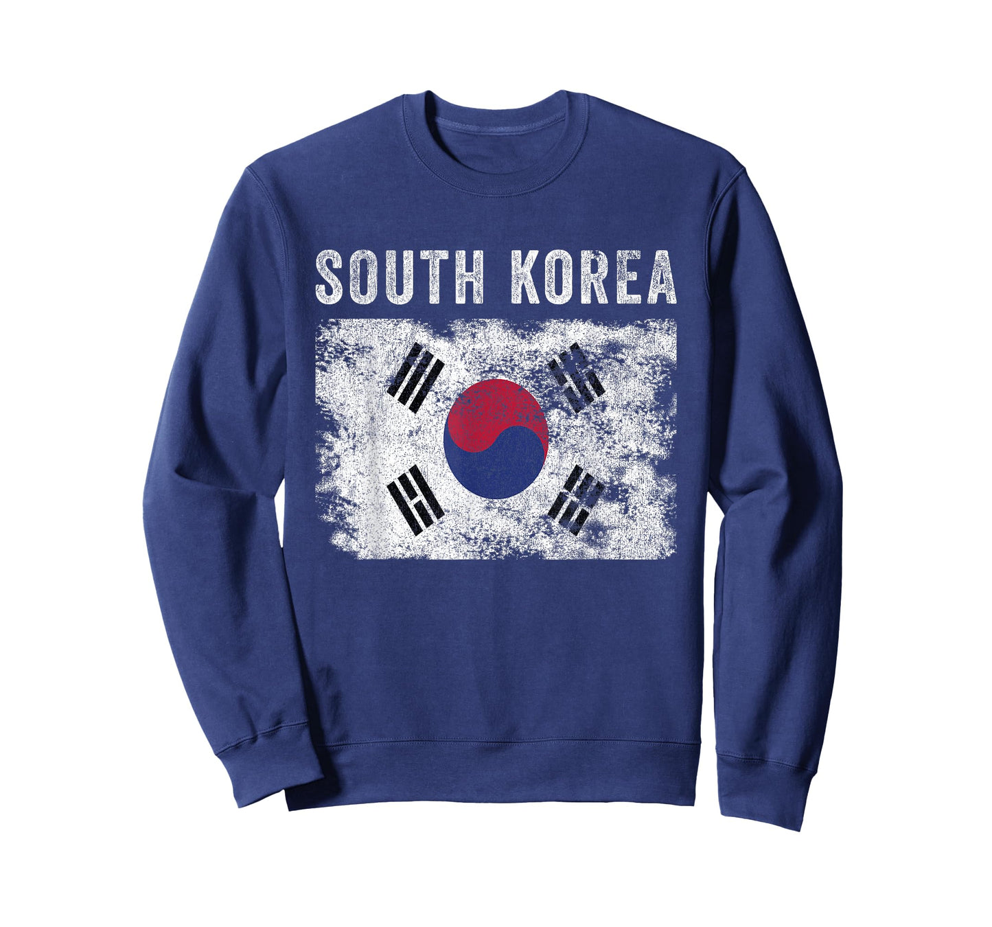 South Korea Flag Distressed - Men Women - South Korean Flag T-Shirt