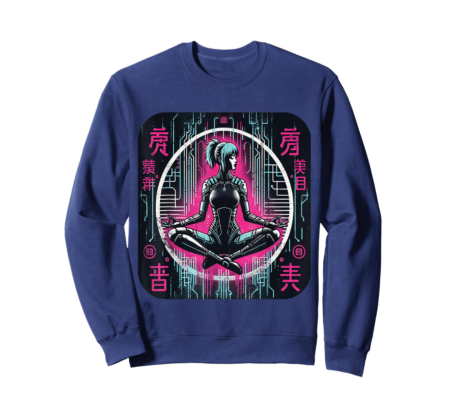 Woman Manga Futuristic Cyberpunk Aesthetic T-Shirt