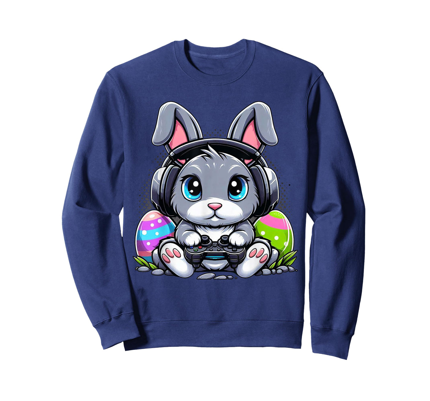 Gamer Happy Easter Day Bunny Egg Funny Boys Girls Kids Gamer T-Shirt
