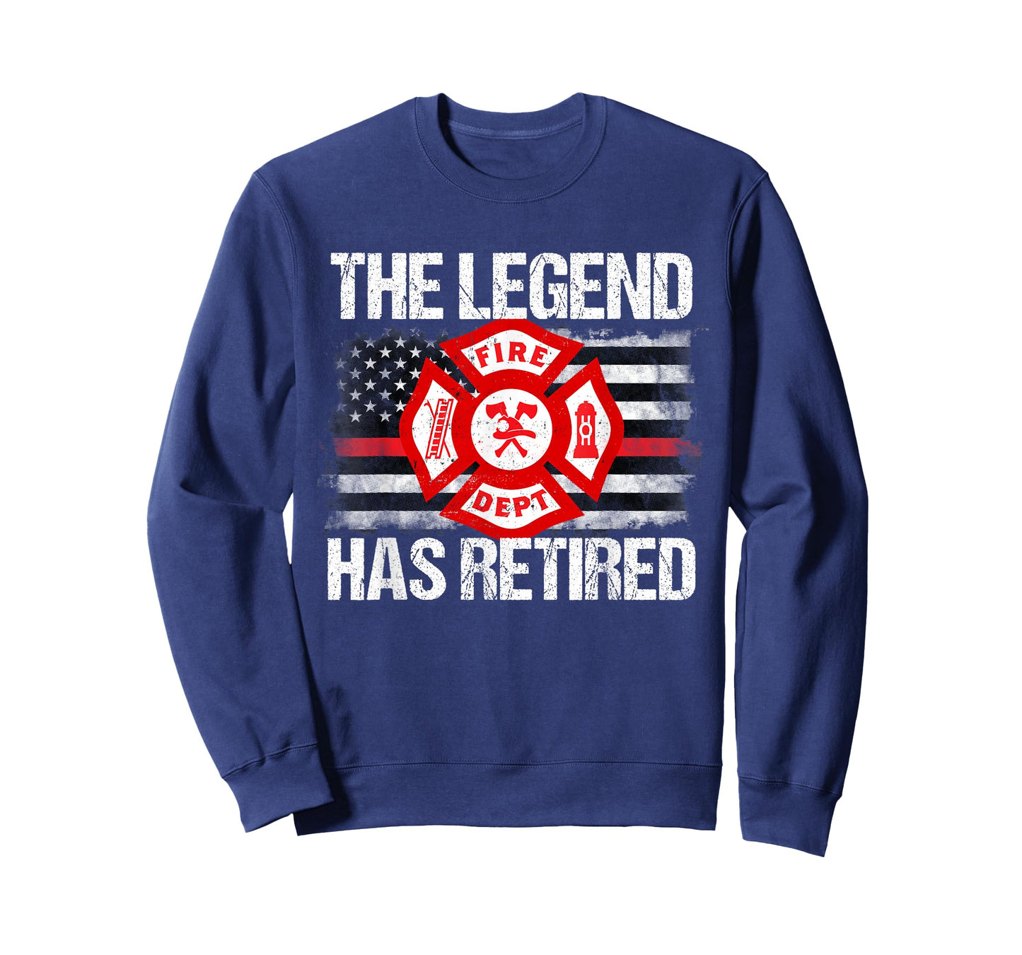 The Legend Has Retired Firefighter Retirement Party Gift T-Shirt