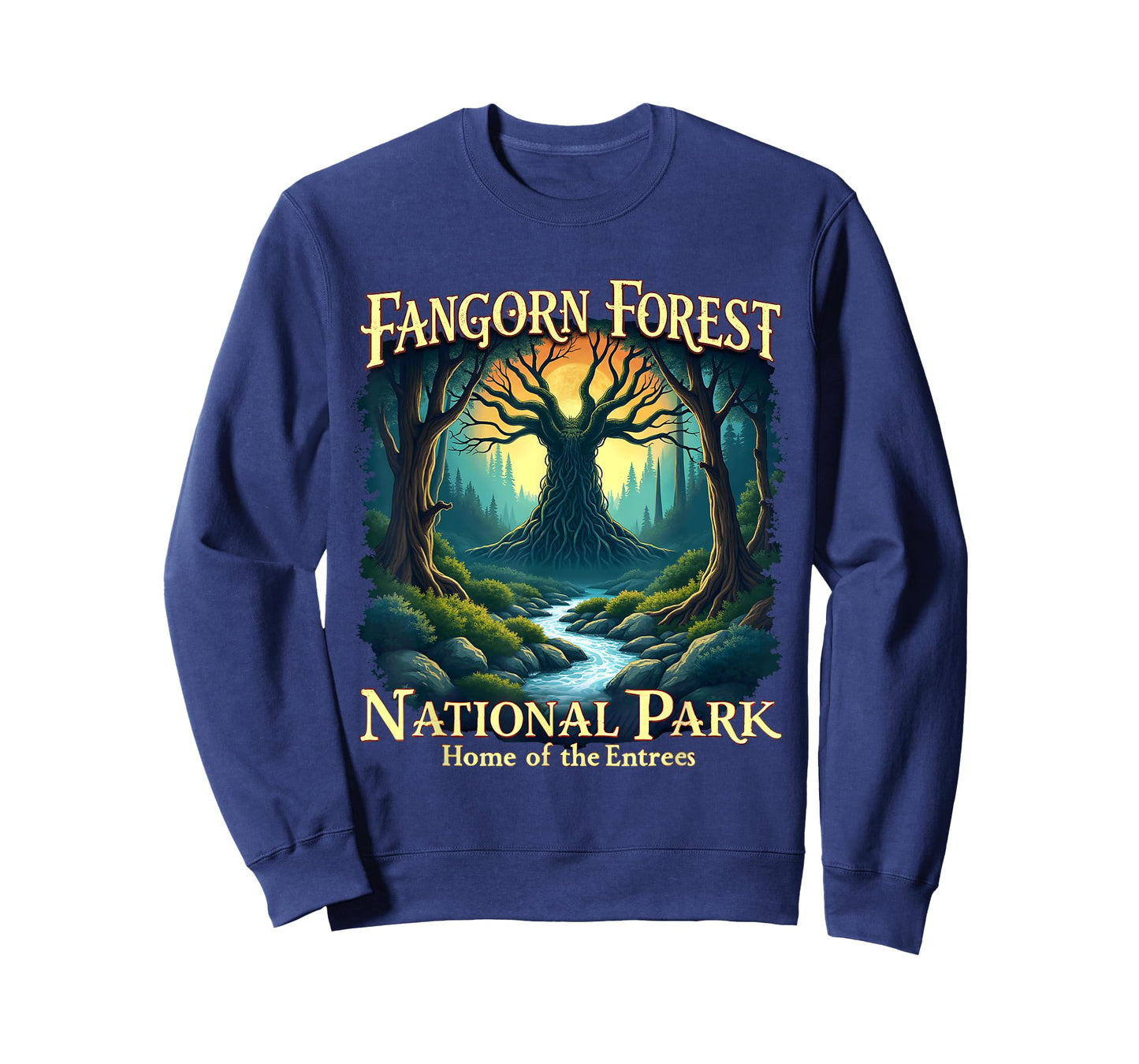 Vintage Fangorn Forest National Park Home Entrees T-Shirt