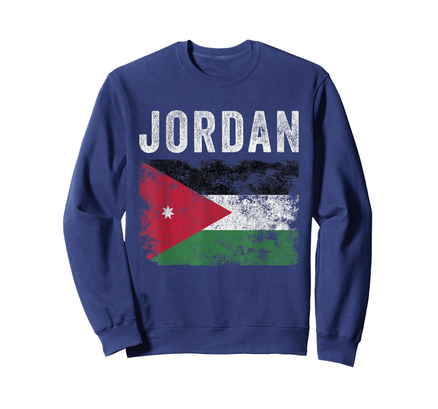 Jordan Flag Distressed - Men Women Kids - Jordanian Flag T-Shirt