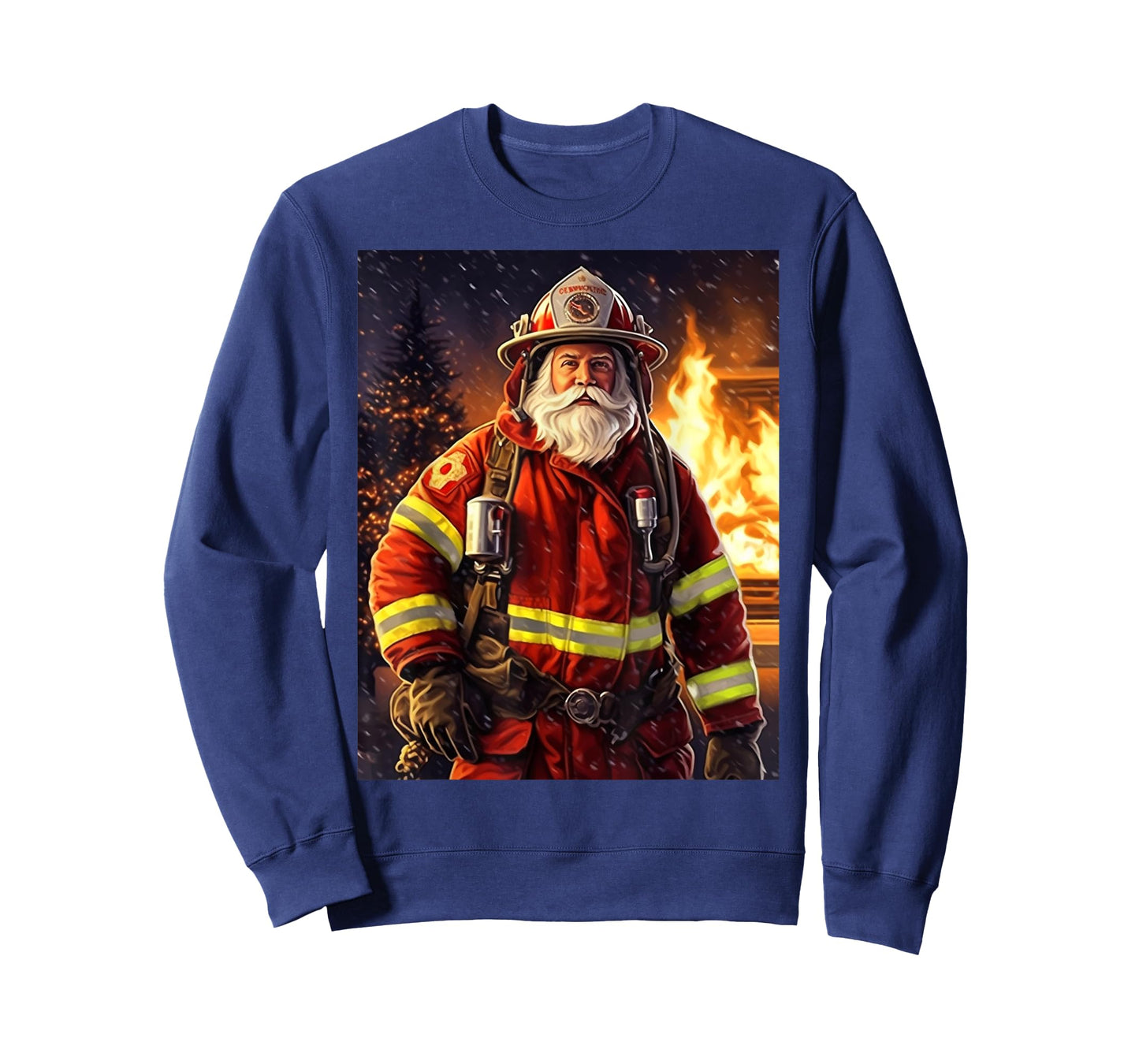 No.3, Hero, Christmas, Santa Claus at the fire department T-Shirt