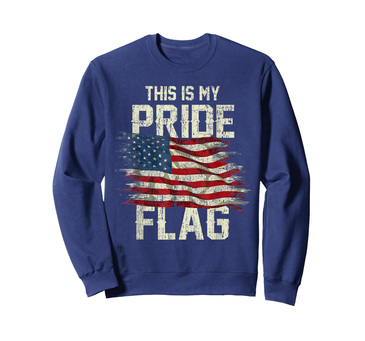This is My Pride Flag USA American 4th of July Patriotic T-Shirt