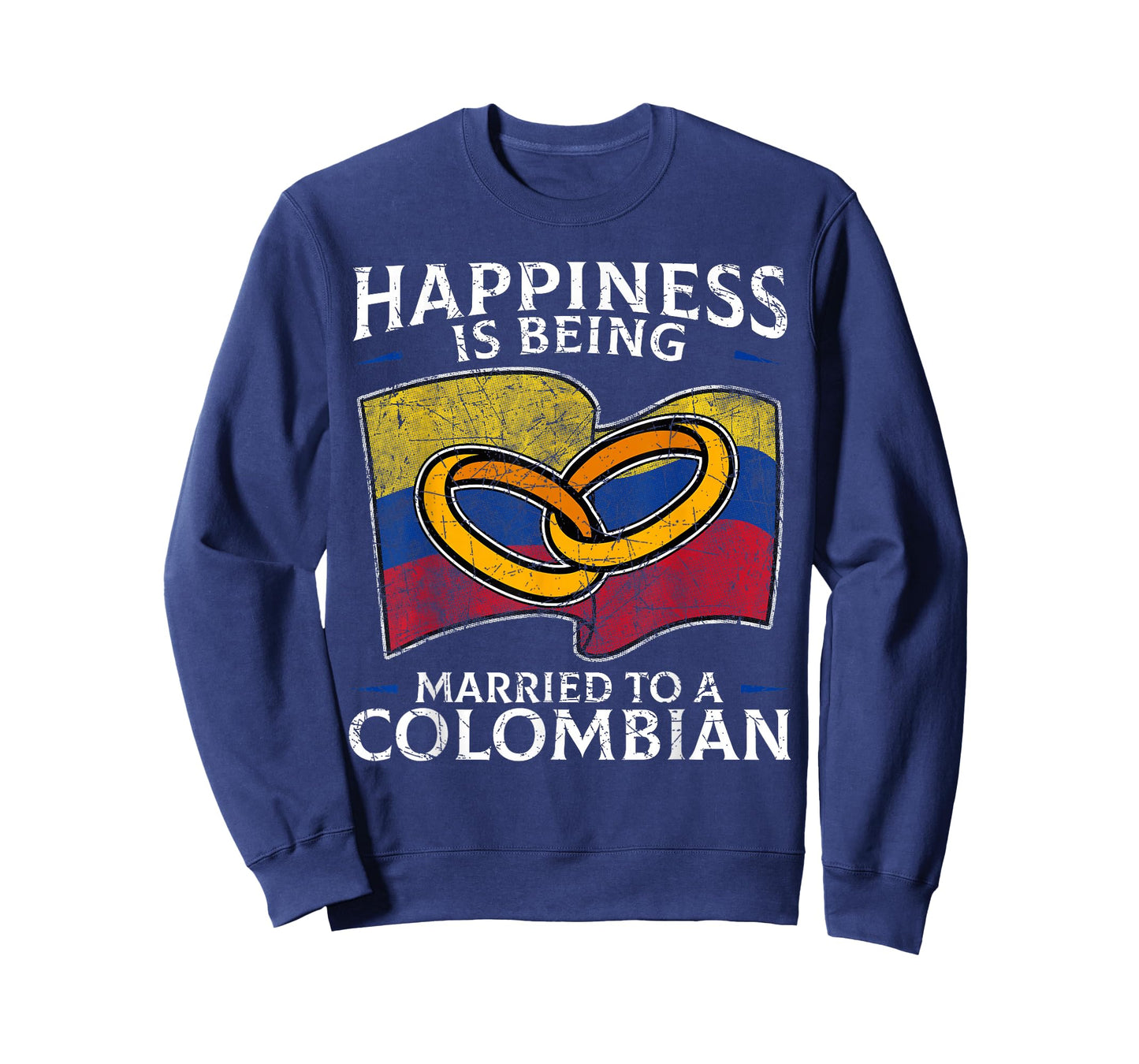 Colombia Marriage Colombian Heritage Married Flag Culture T-Shirt
