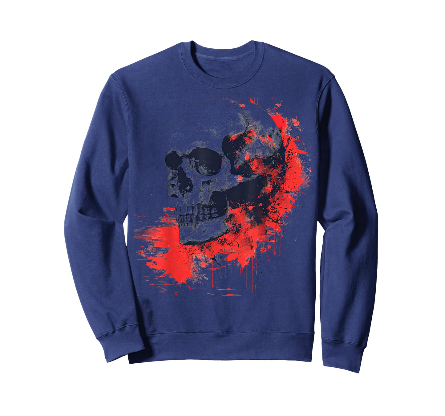 Halloween Maroon and Ebony Splatter T-Shirt