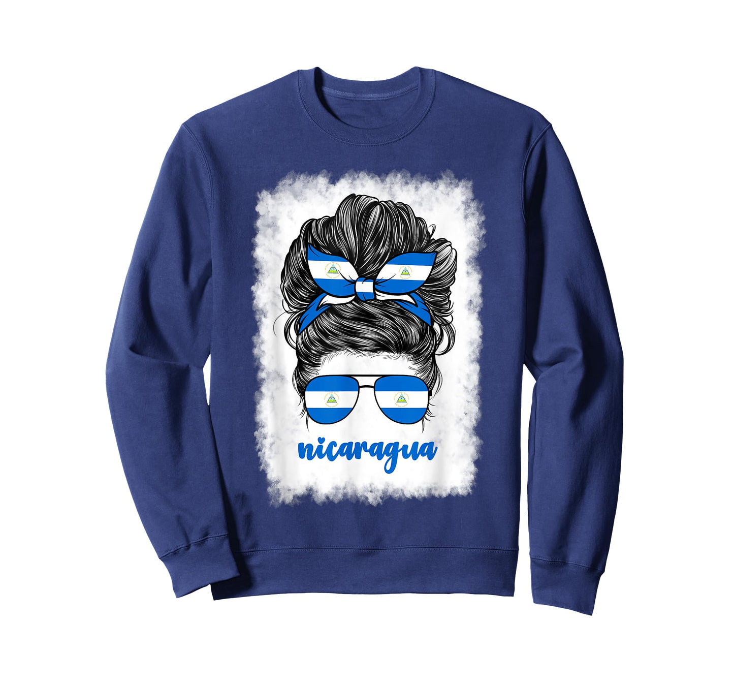Nicaraguan Girl For Women Woman Nicaragua Flag Nicaraguense T-Shirt