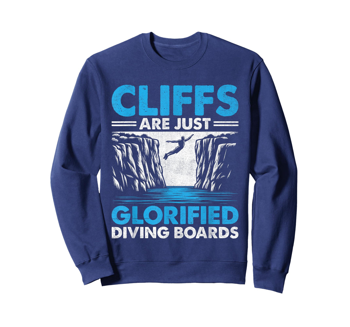 Funny Cliff Jumping Cliff Jumper Cliff Diving Outdoor Sports T-Shirt