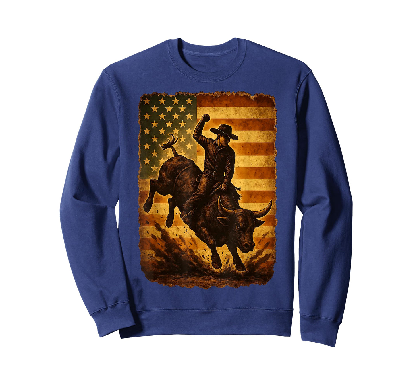 Rodeo Cowboy Bull Rider Western Rustic Gift Men Women Kid T-Shirt