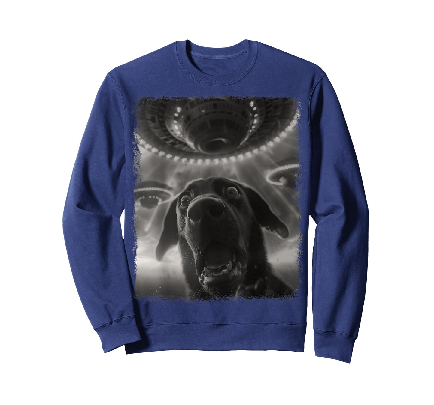 Labrador Dog UFO Alien Extraterrestrial Selfie T-Shirt