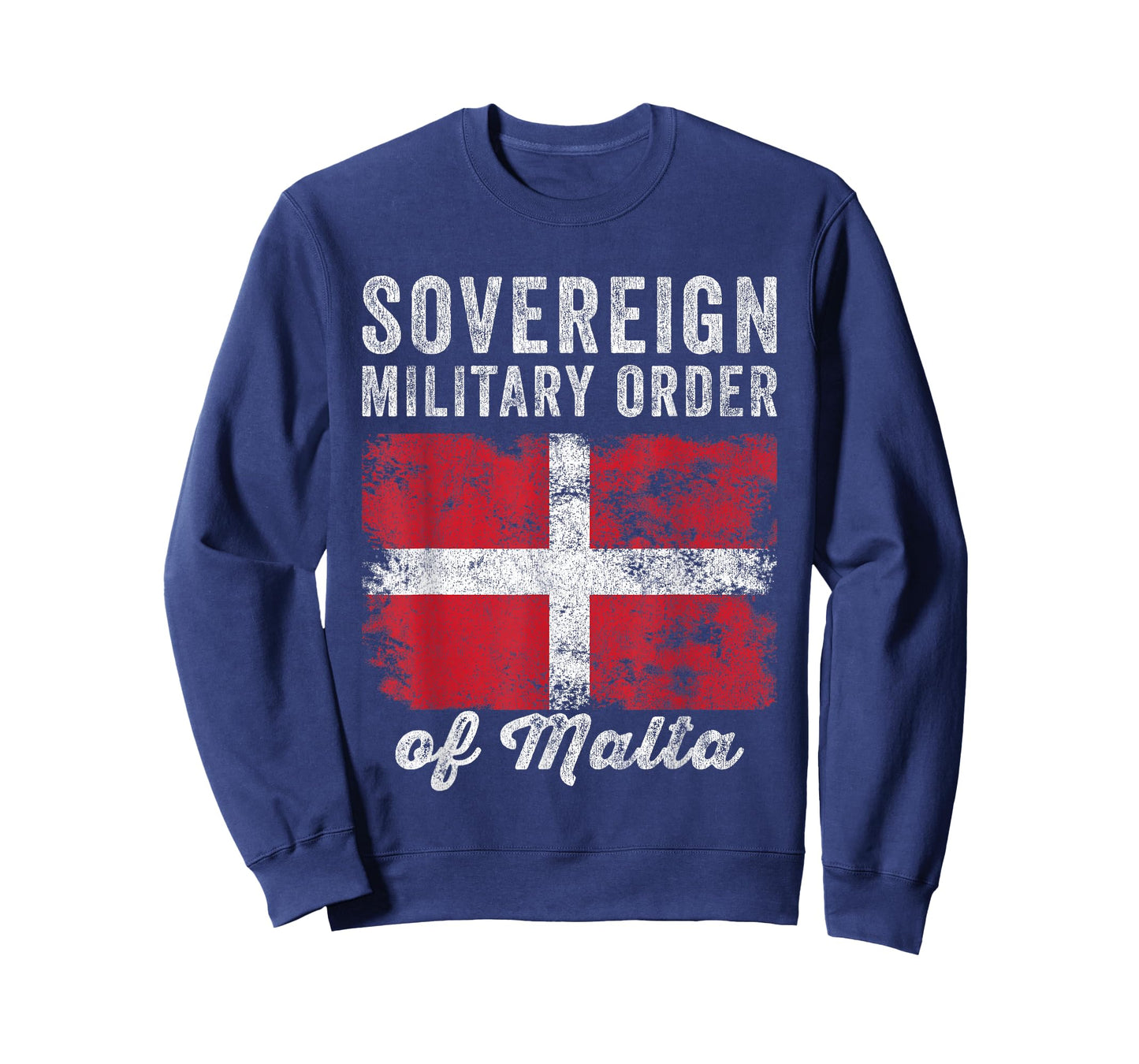 Order of Malta Flag Distressed - Knights of Malta Flag T-Shirt
