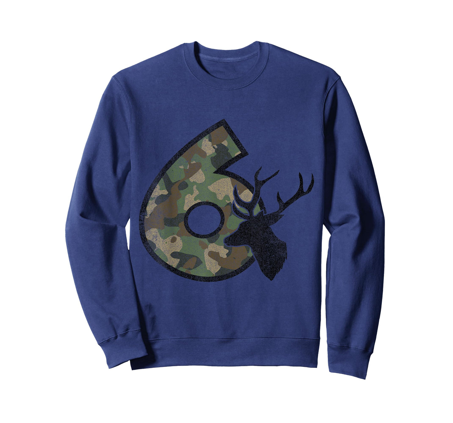 Country Boys Camo 6 Six Sixth Year Old Birthday Deer Hunter T-Shirt