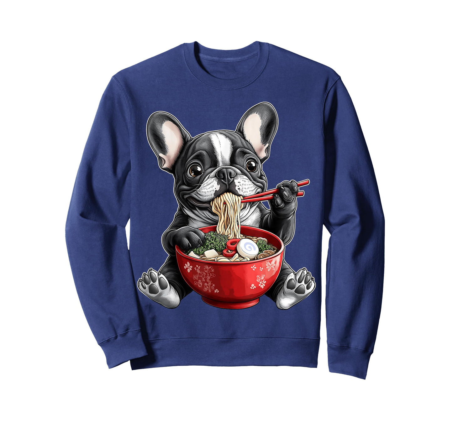 French Bulldog Frenchie Dog Ramen Japanese Noodles T-Shirt