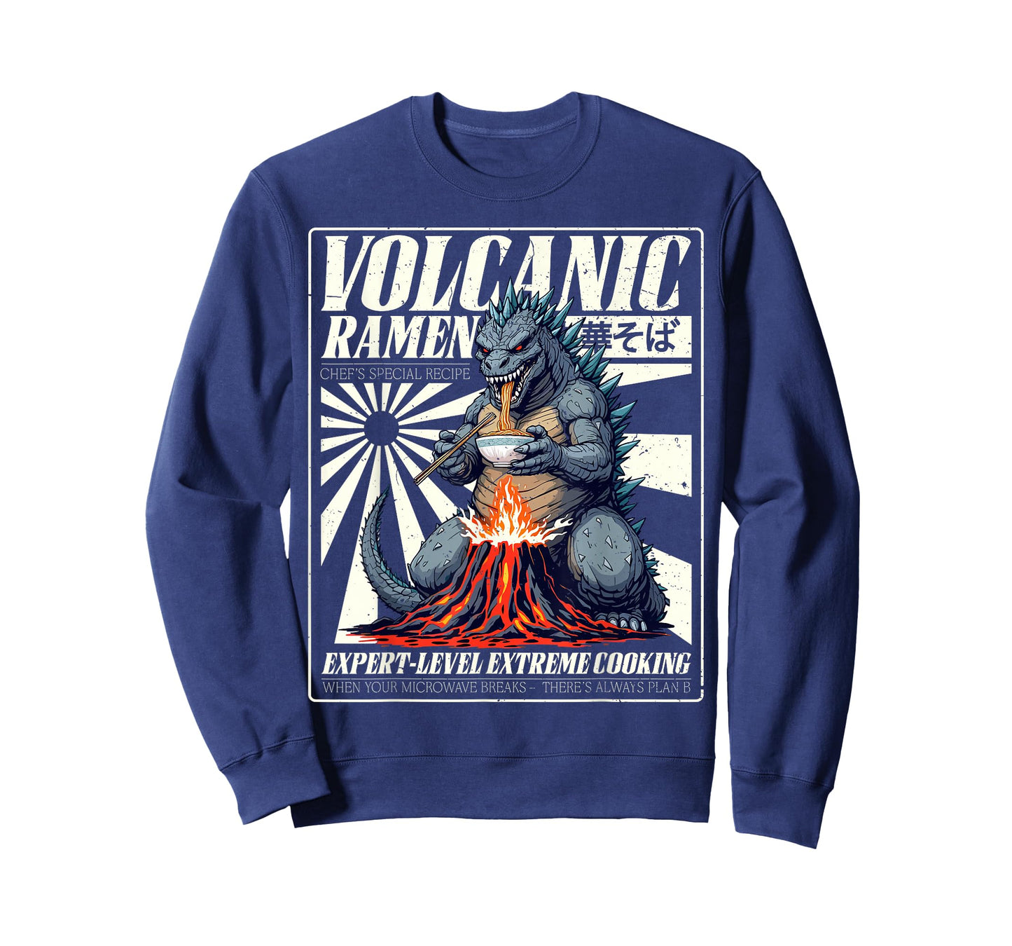 Giant Kaiju Eating Japanese Ramen Monster Lover Birthday T-Shirt