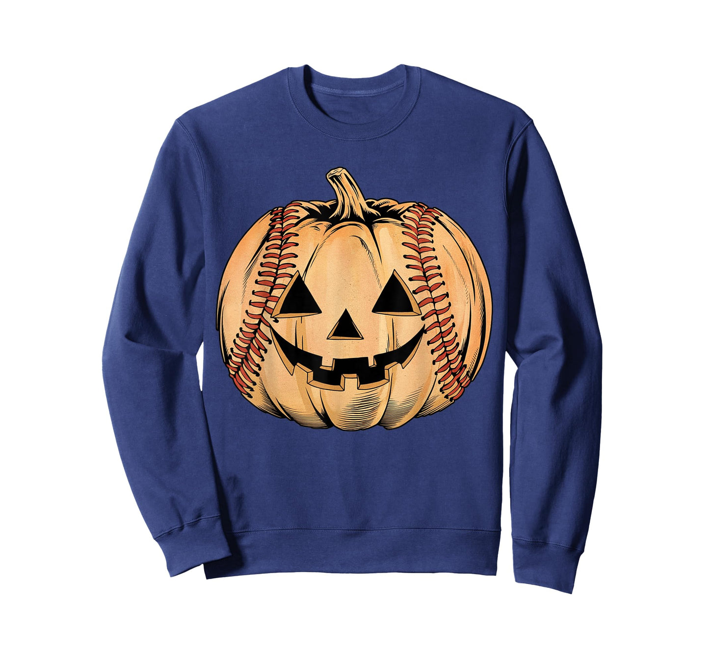 Funny Spooky Pumpkin Softball Player Women Men Halloween T-Shirt