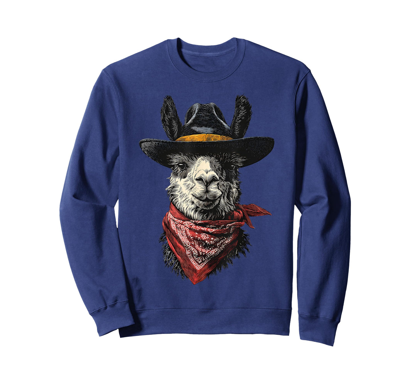 Country Cowboy Llama Vintage Rodeo Cowgirl Western Alpaca T-Shirt