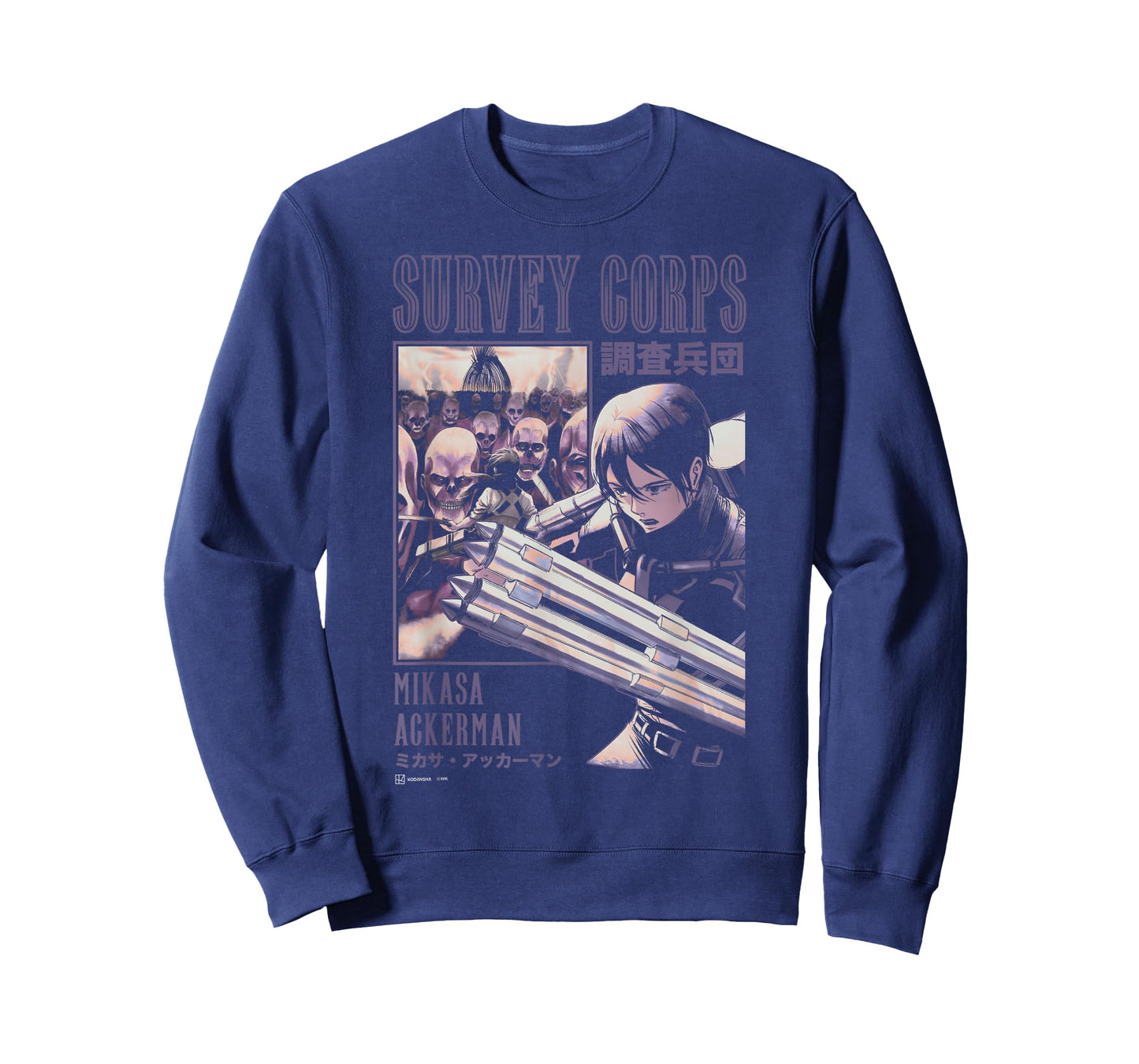 Attack on Titan Mikasa Ackerman Survey Corps Epic Poster T-Shirt
