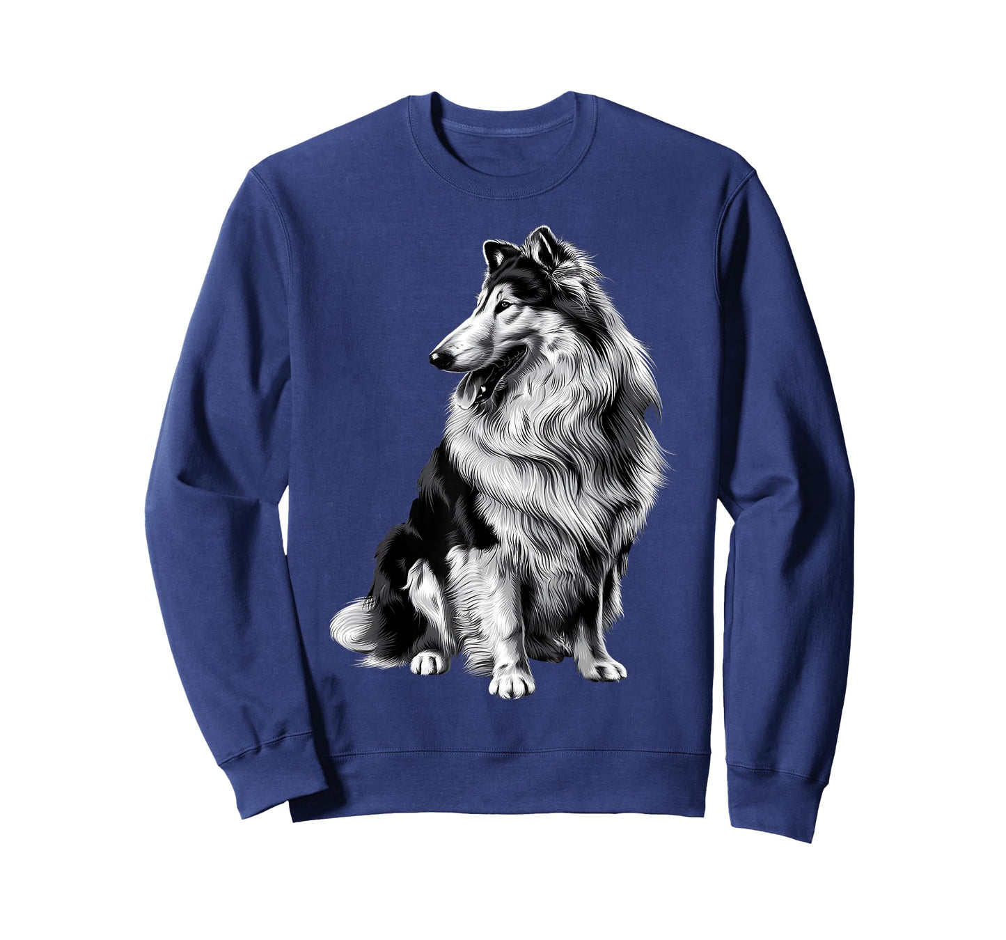 Cute Animal Paw Dog Mom Vintage Pet Lover Funny Rough Collie T-Shirt