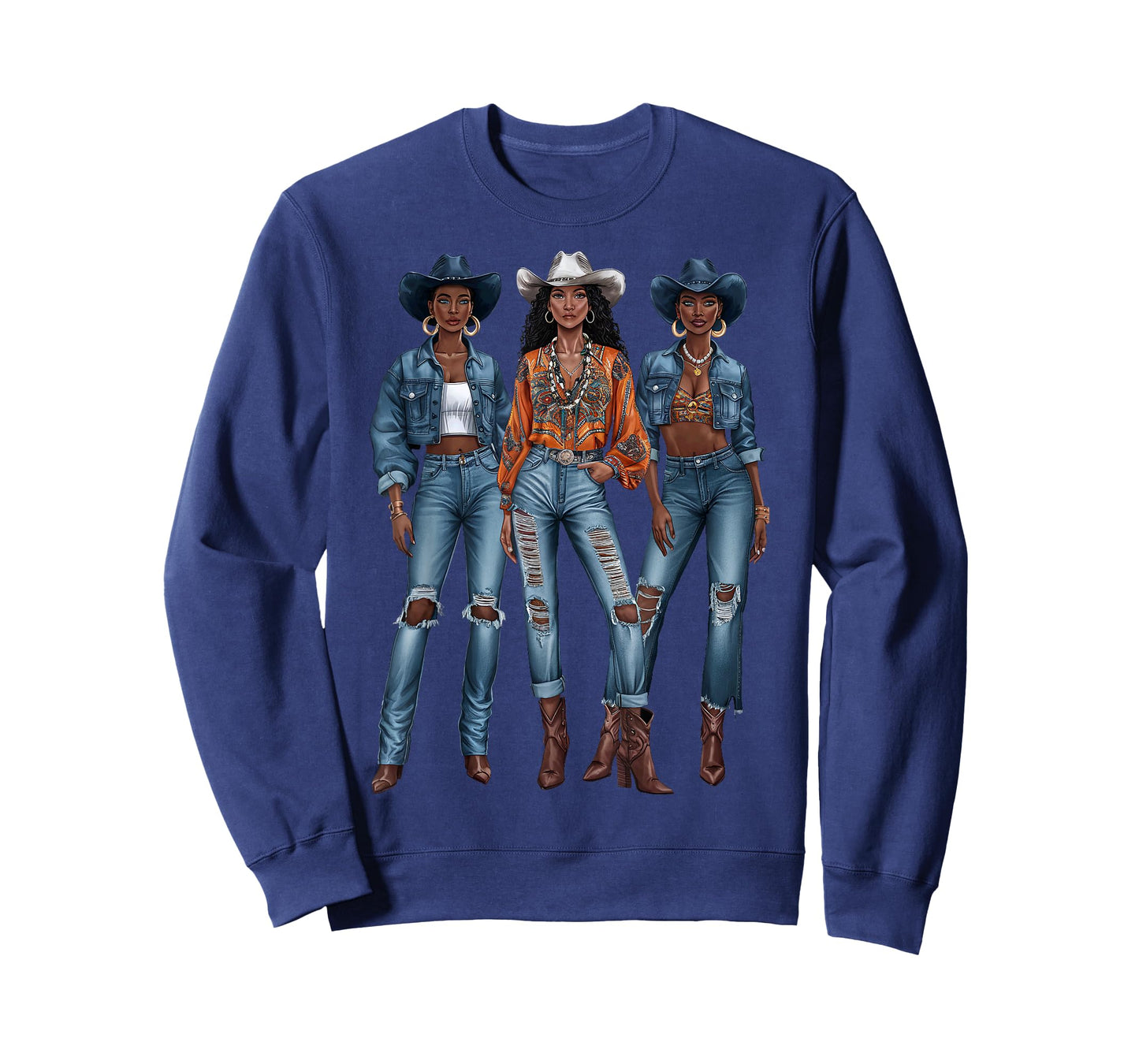 Black Cowgirl Vibes Melanin Black History Texas T-Shirt