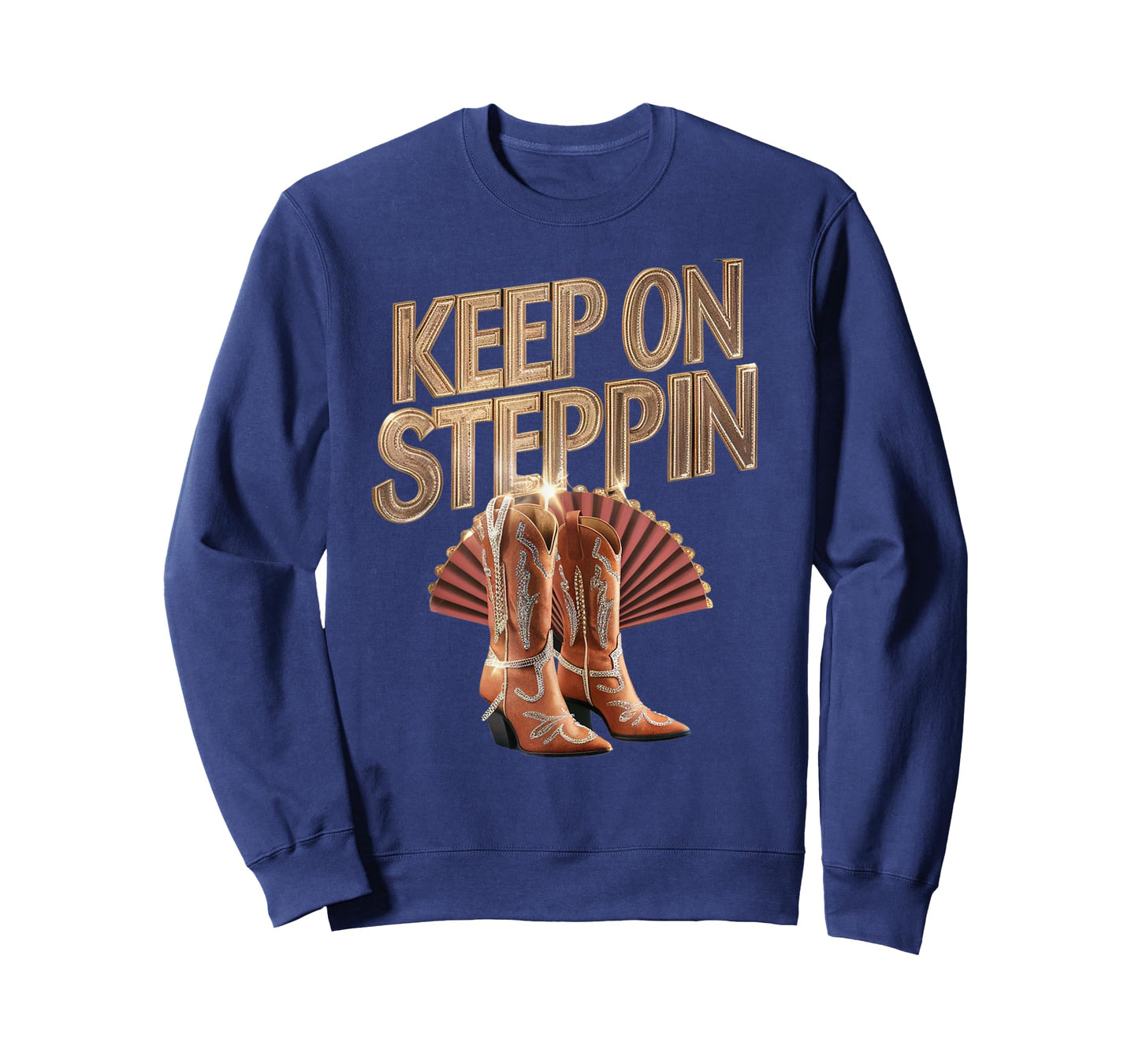 Keep On Steppin Funny Cowgirl Boots On The Ground Rodeo T-Shirt